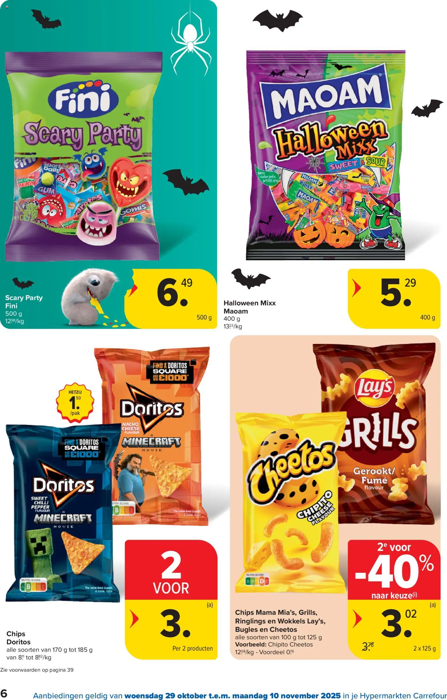 {H1} | Pagina: 6 | Producten: Chips, Doritos, Cheetos