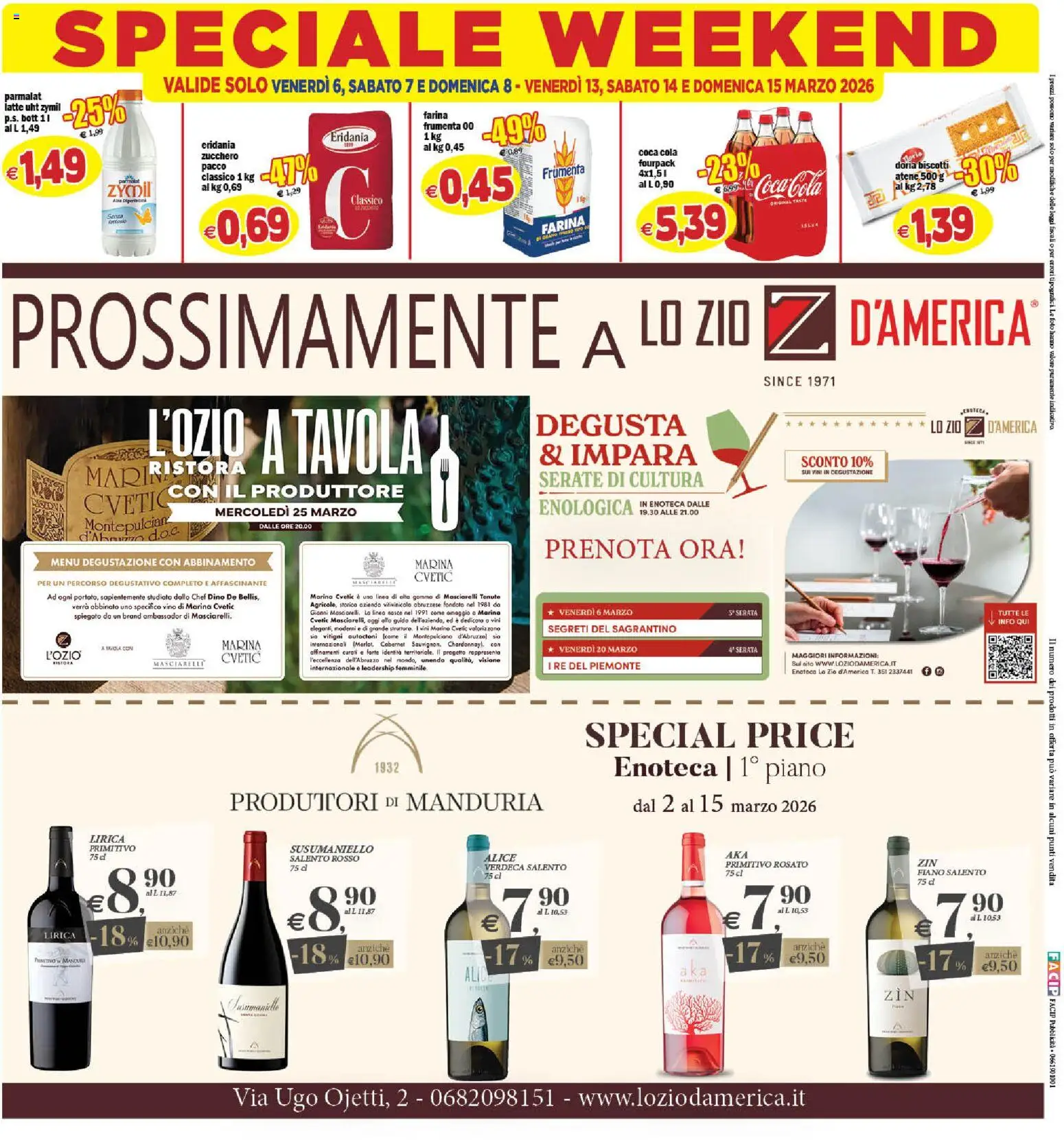 Volantino Il Castoro del 06.03.2026 | Pagina: 20 | Prodotti: Biscotti, Zucchero, Latte, Vino