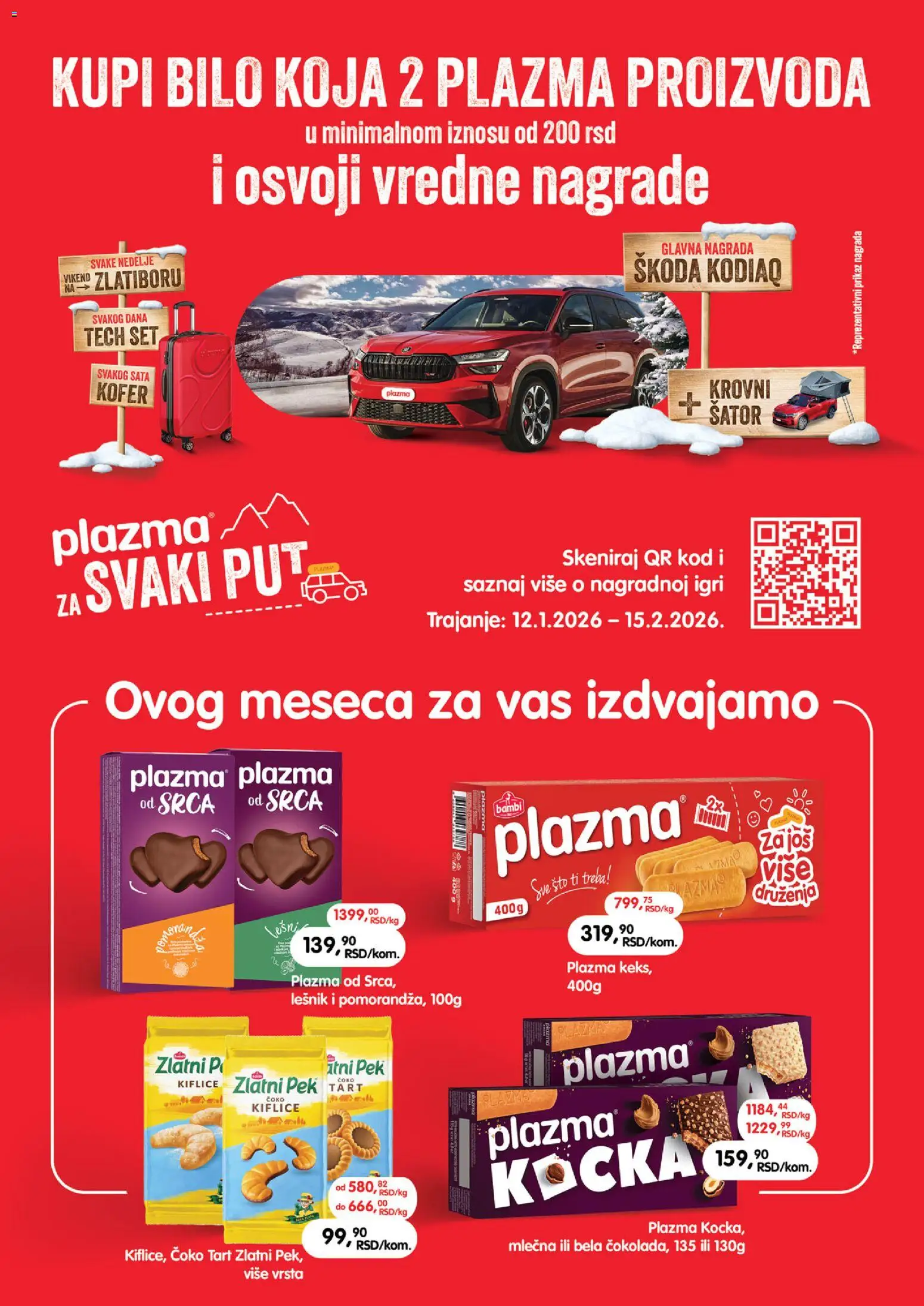 Zlatan Trag katalog - važi od 28.01.2026 | Strana: 3 | Proizvode: Kofer, Sto, Plazma, Lešnik