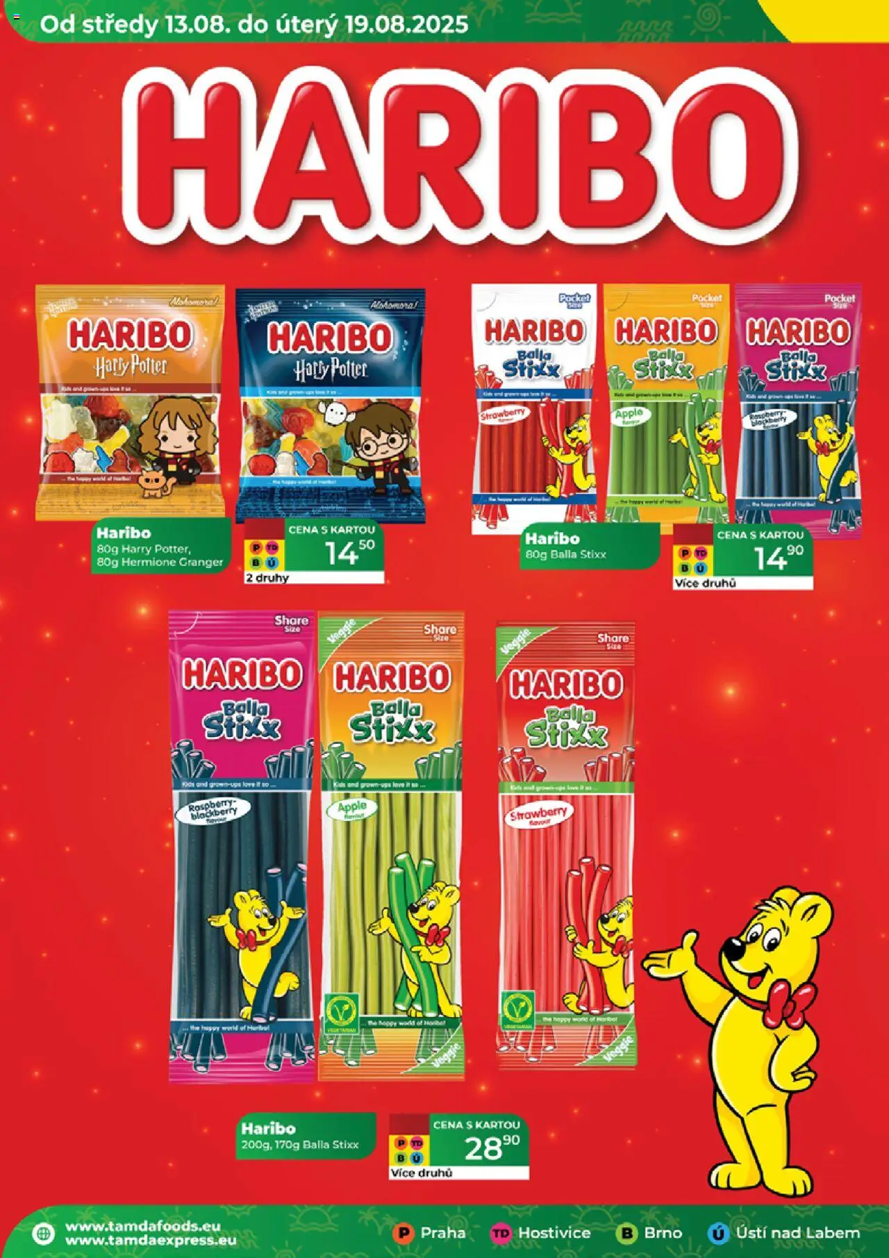 Tamda Foods leták od 13.08.2025 | Strana: 40 | Produkty: Veggie, Haribo, Apple, Harry Potter
