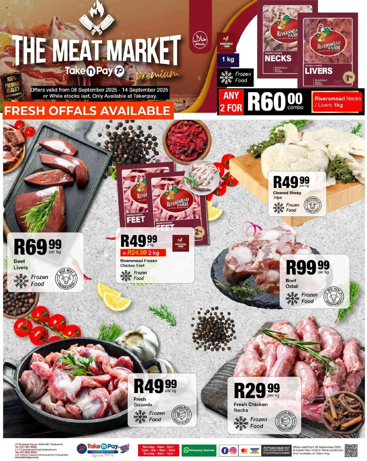 New Take n Pay catalogue – valid from 08.09.2025 | Page: 18 | Products: Chicken, Beef