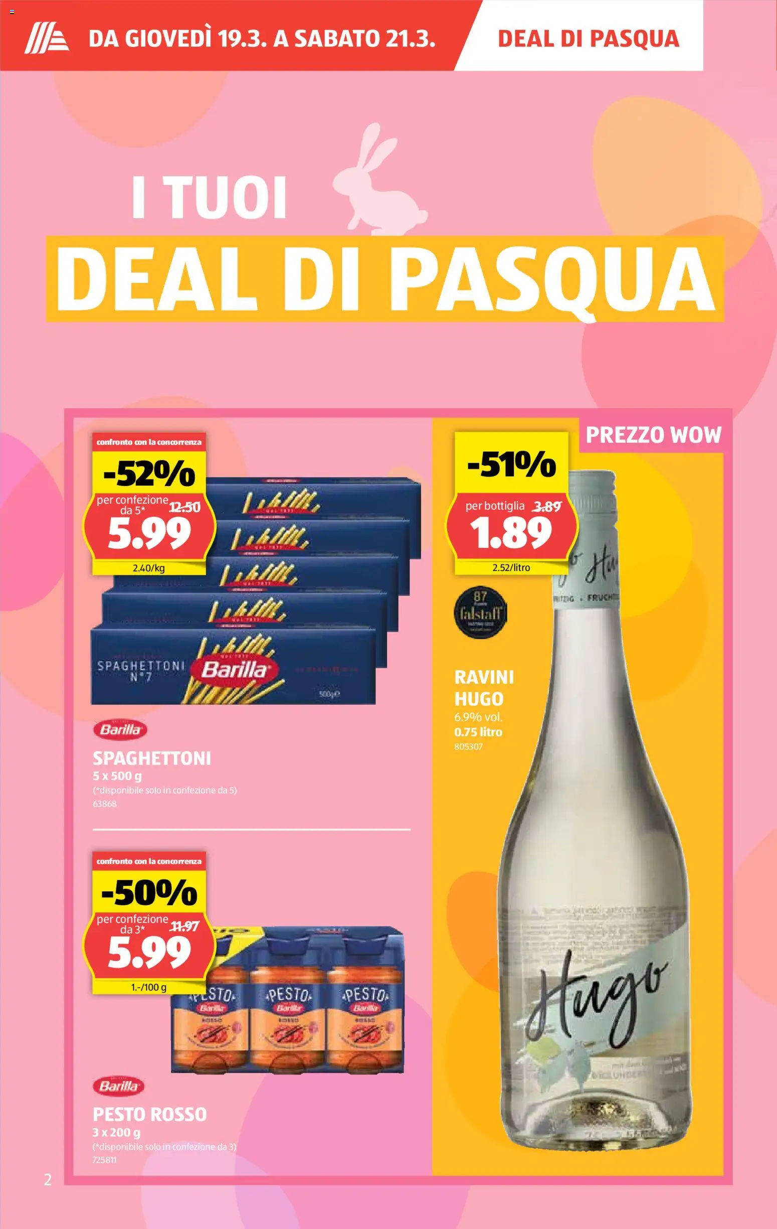 Aldi aktionen IT – gültig ab 19.03.2026 | Seite: 3 | Produkte: Barilla