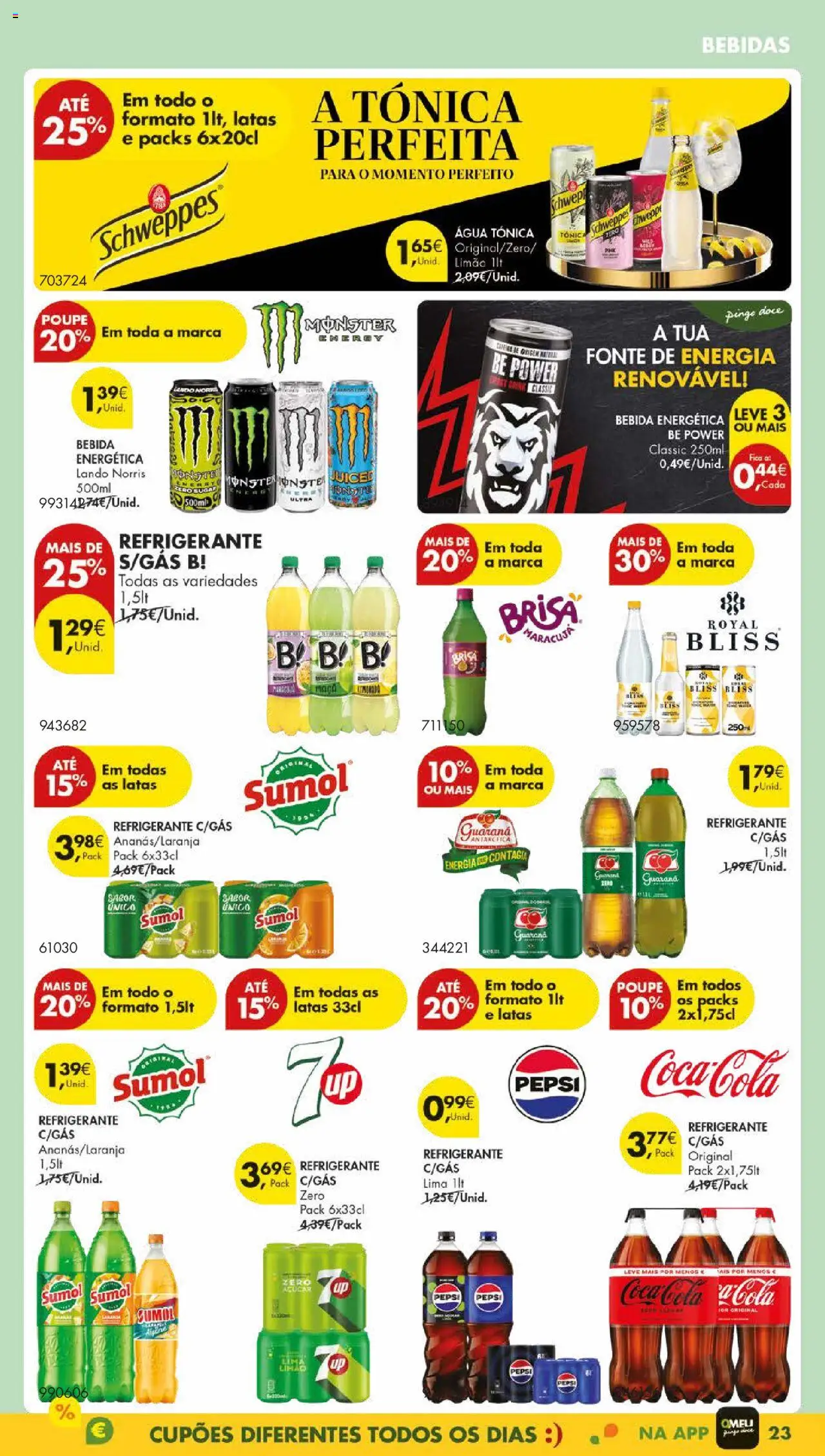 Pingo Doce folheto │ válido de 19.08.2025 | Página: 27 | Produtos: Agua, Açúcar, Coca-cola, Bebida