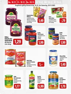 Feneberg Angebote ab 18.12.2025 gültig | Seite: 12 | Produkte: Barilla, Olivenol, Bertolli olivenol, Pasta