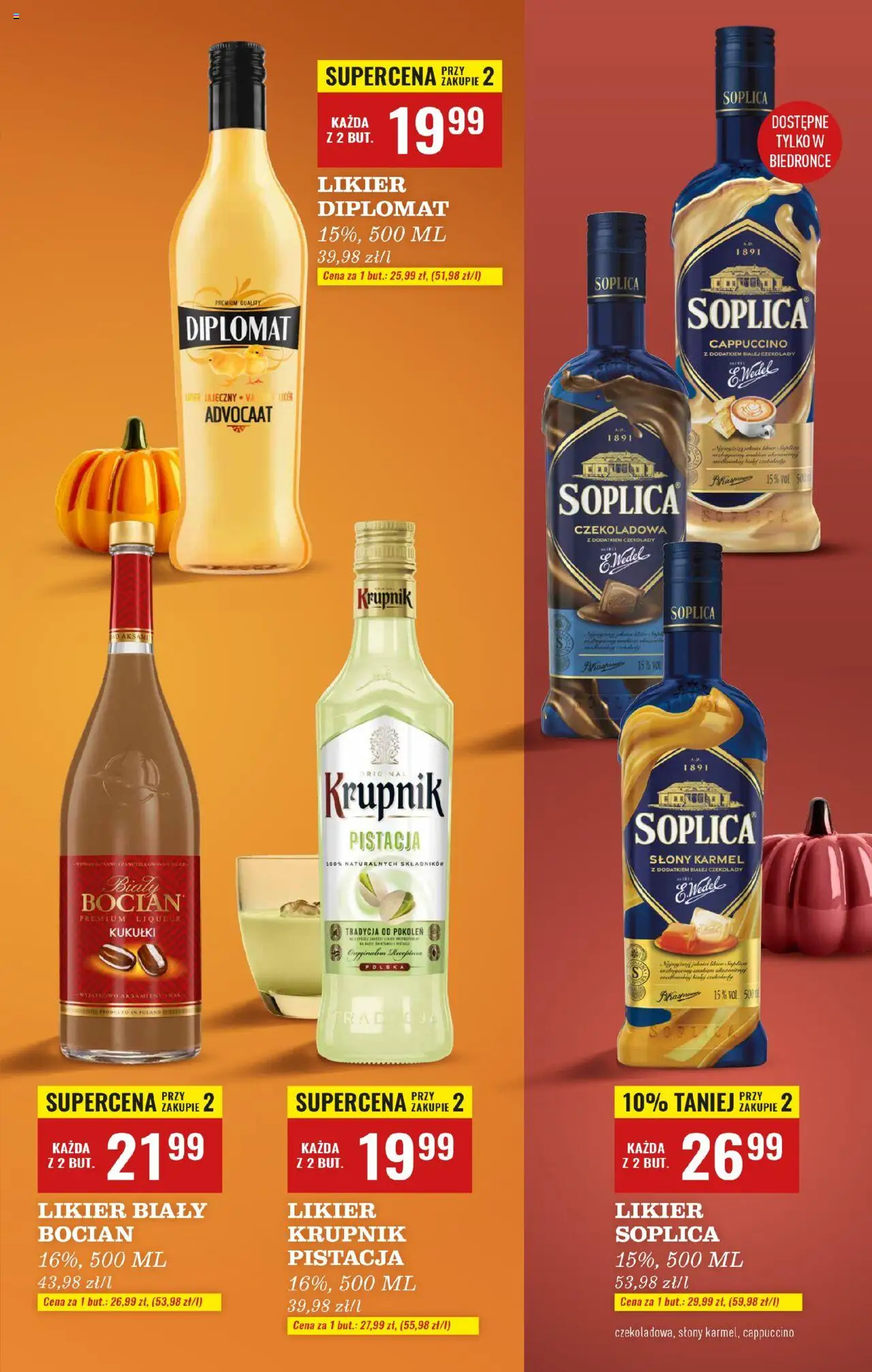 Biedronka gazetka - Czas na toast od 20.10.2025 | Strona: 33 | Produkty: Czekolady, Czekoladowa, Cappuccino