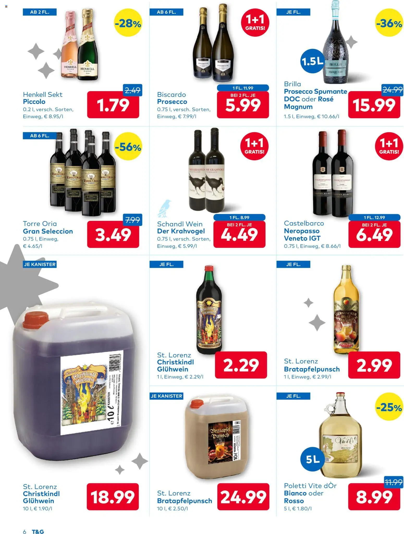 T&G - Steiermark gültig ab 04.12.2025 | Seite: 6 | Produkte: Wein