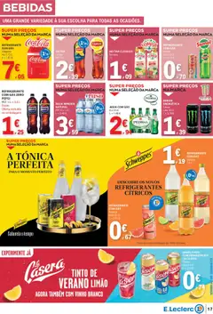 E.Leclerc folheto │ válido de 18.09.2025 | Página: 17 | Produtos: Agua, Refrigerante, Bebida, Vinho tinto