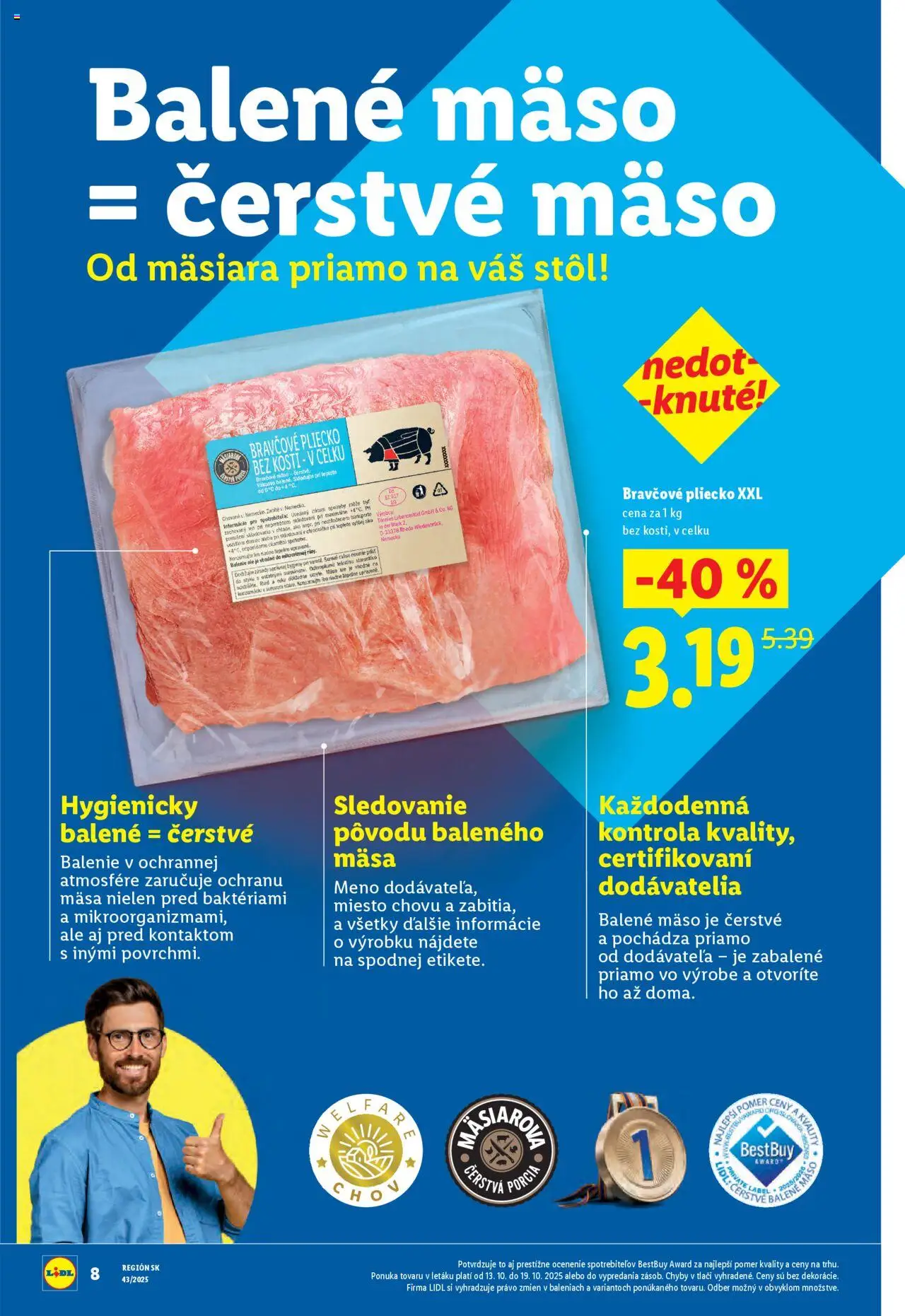 Nové Lidl akcie – leták je platný od 13.10.2025 | Strana: 10 | Produkty: Stôl