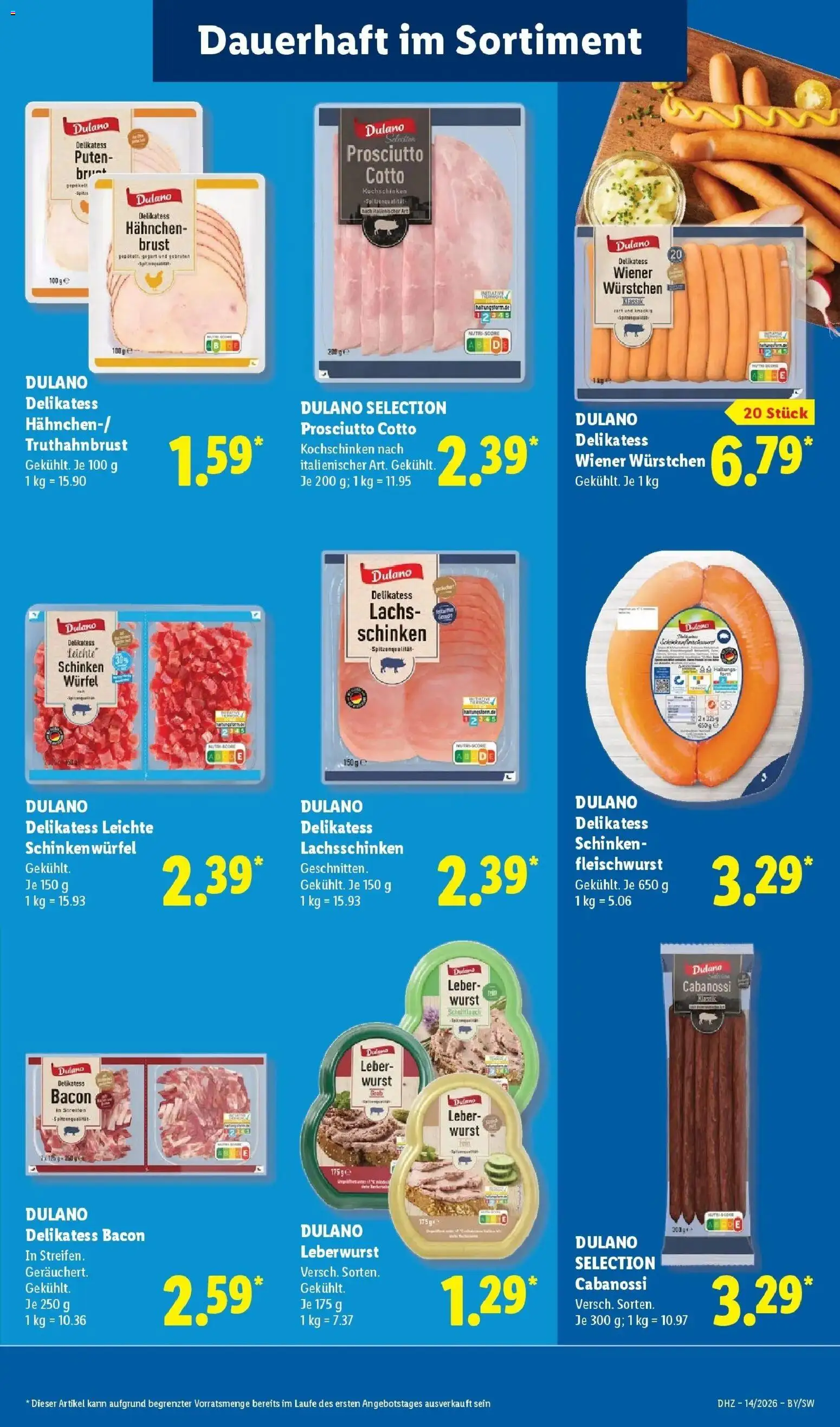 Lidl Prospekt Mühlacker – gültig ab 30.03.2026 | Seite: 35 | Produkte: Wiener wurstchen, Lachs, Wurst, Schinken
