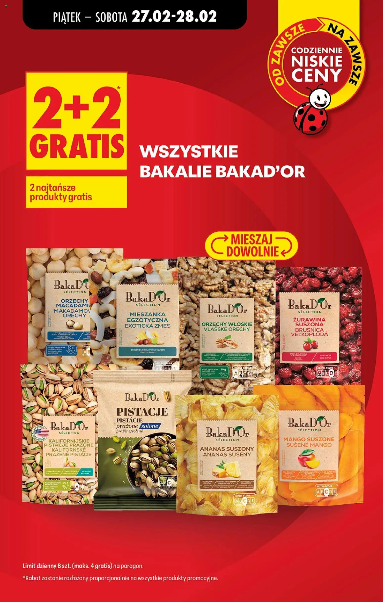 Biedronka gazetka tani weekend od 27.02.2026 | Strona: 9 | Produkty: Mango, Orzechy włoskie, Żurawina, Orzechy