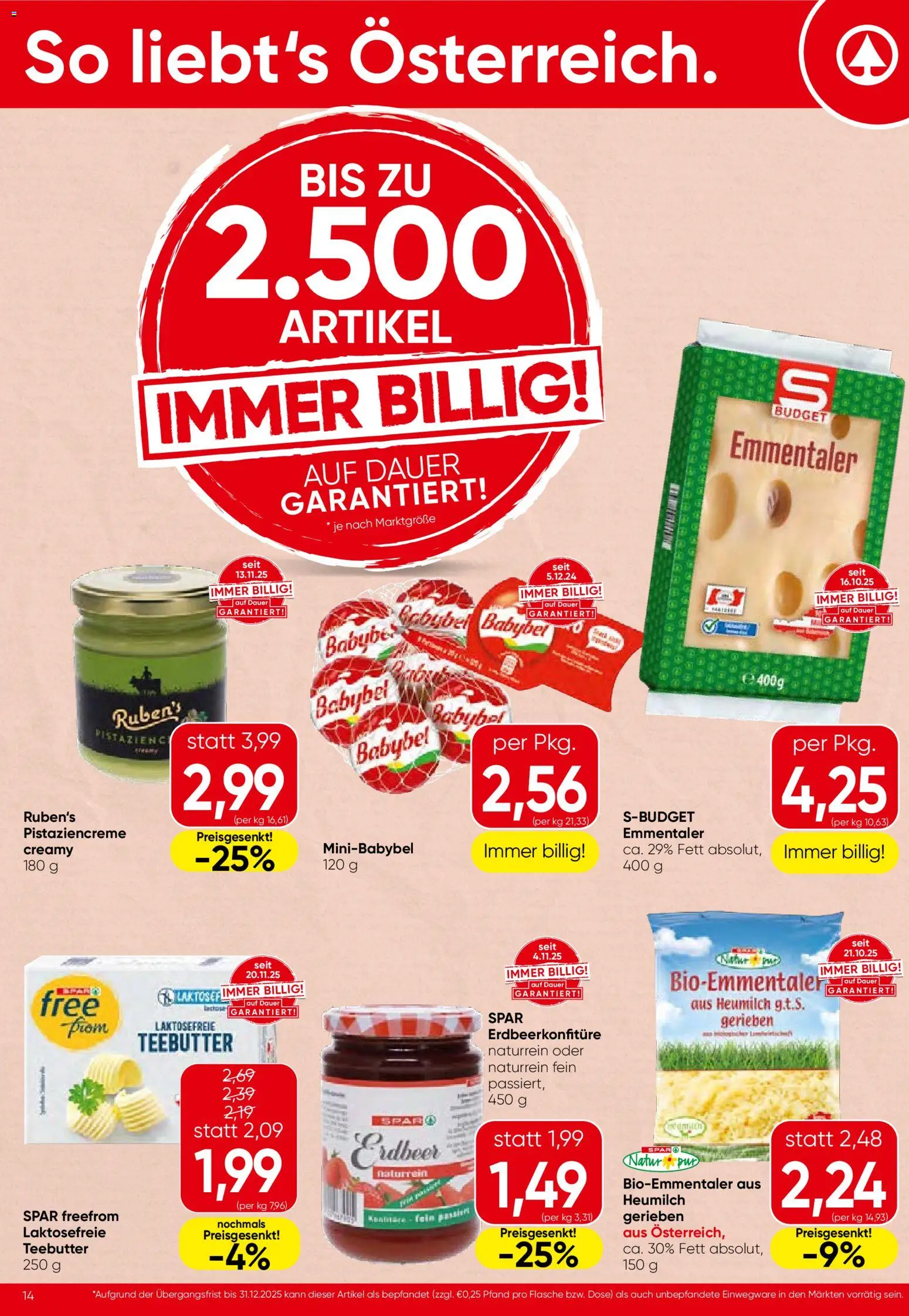 Spar Flublatt - Vorarlberg gültig ab 11.12.2025 | Seite: 14