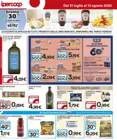 Volantino Ipercoop del 31.07.2025 | Pagina: 6 | Prodotti: Ketchup, Barbecue, Olio extra vergine, Olio di Oliva