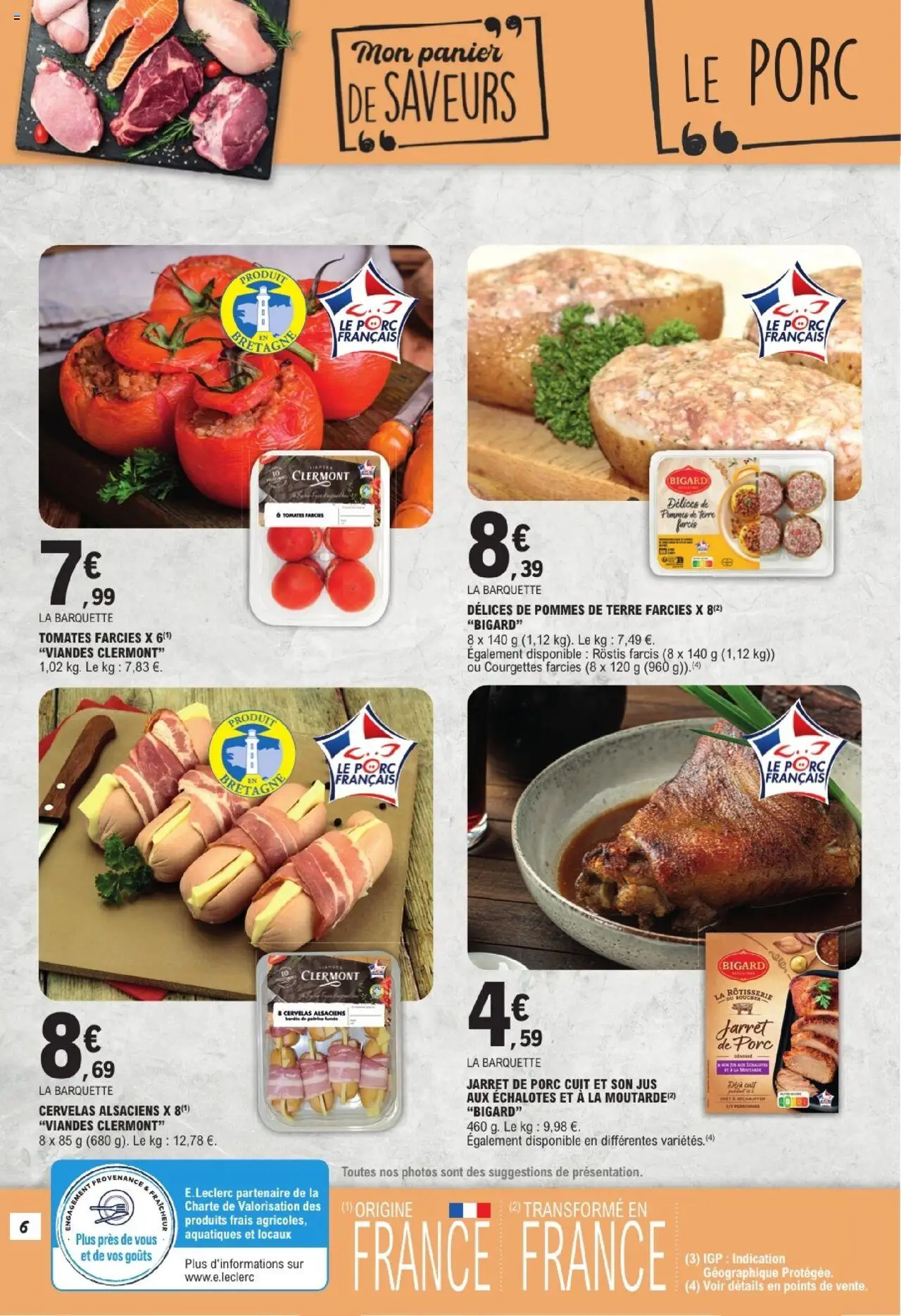  | Page: 6 | Produits: Panier, Moutarde, Jus, Pommes