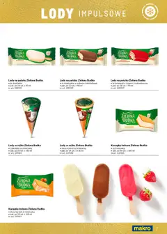 Lody na patyku Zielona Budka, ze śmietanką, pak. po 20 szt. x 90 ml od 14.05.2025 | Strona: 7