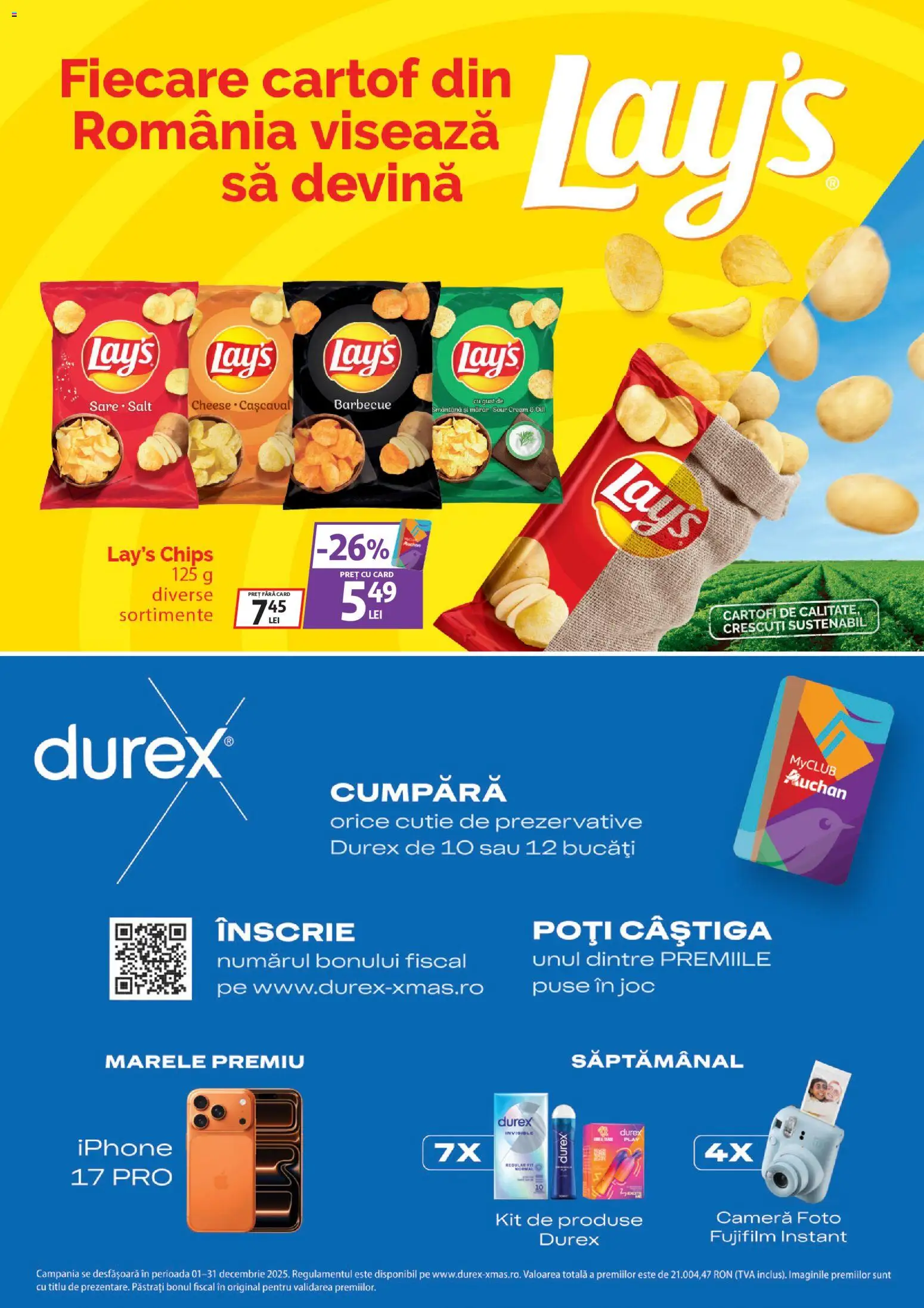 Noul catalog Auchan – valabil de la 17.12.2025 | Pagină: 30 | Produse: Cameră, Joc, Cutie, Cartofi