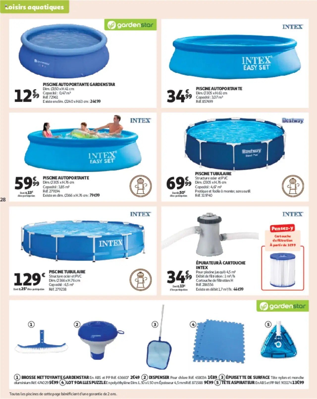  | Page: 28 | Produits: Aspirateur, Brosse, Cartouche