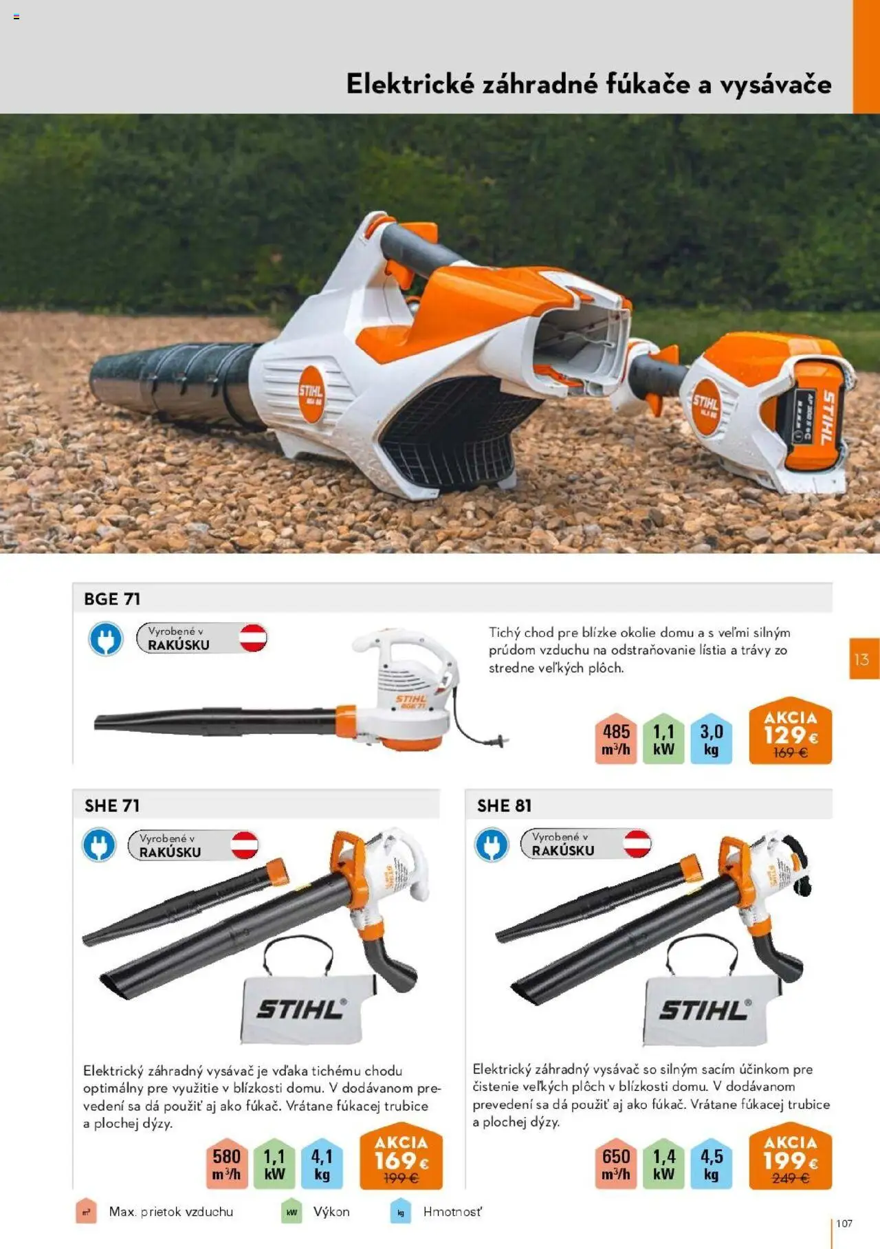 Nové STIHL akcie – leták je platný od 01.04.2025 | Strana: 107 | Produkty: Vysávače, Vysávač
