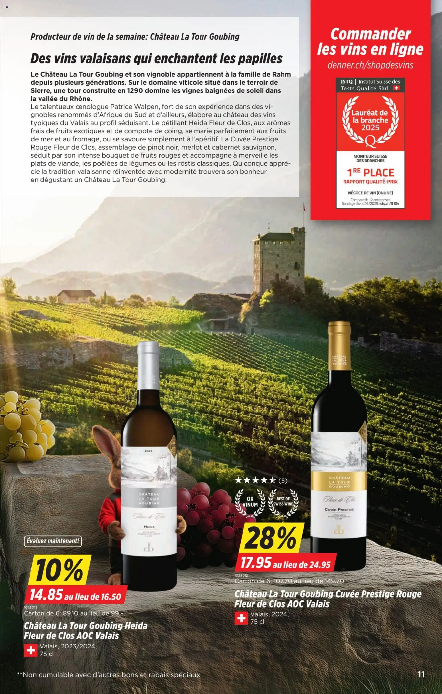 Denner aktionen FR – gültig ab 19.03.2026 | Seite: 11 | Produkte: Merlot, Rouge