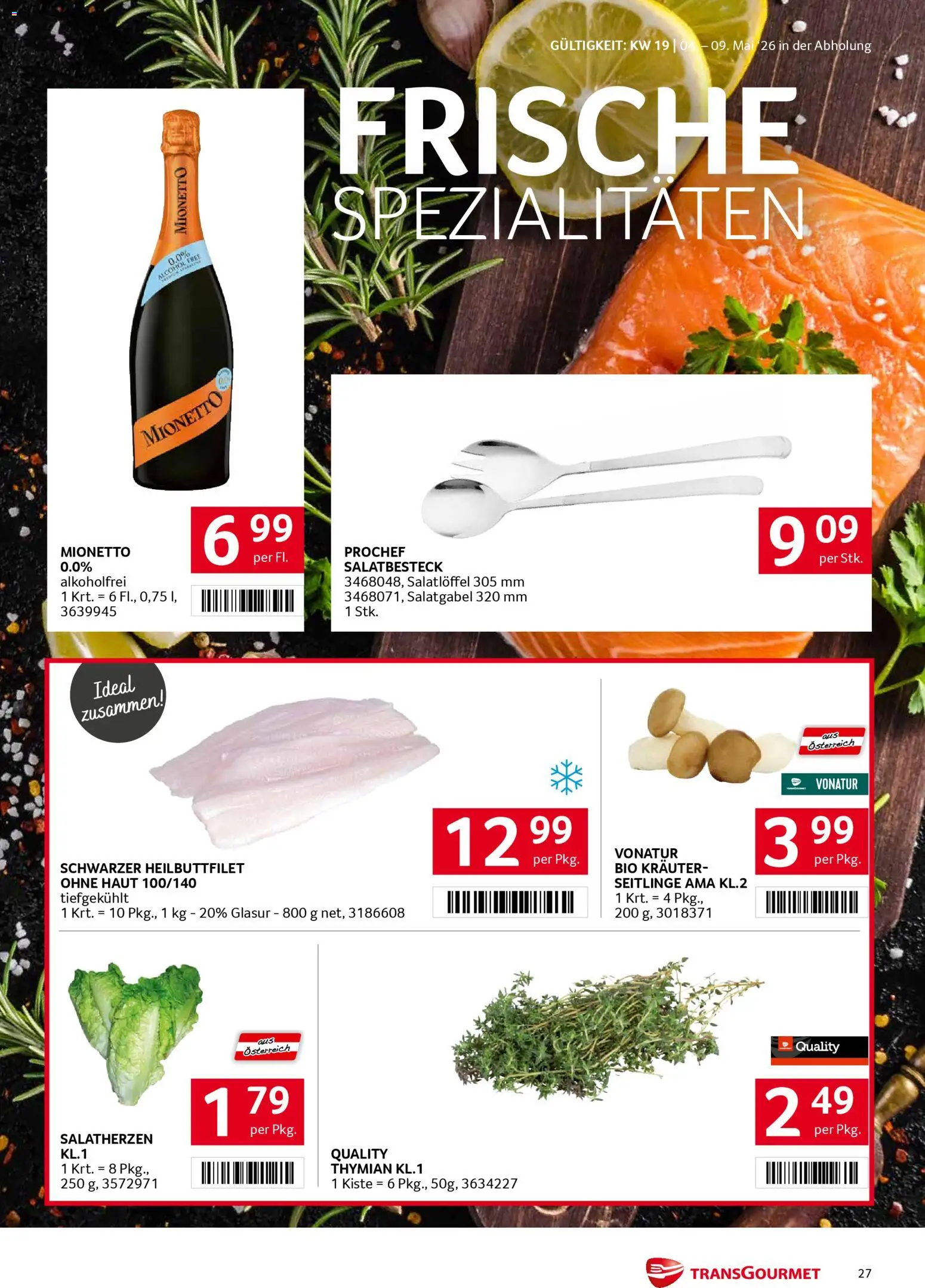 Transgourmet Flugblatt gültig ab 04.05.2026 | Seite: 27