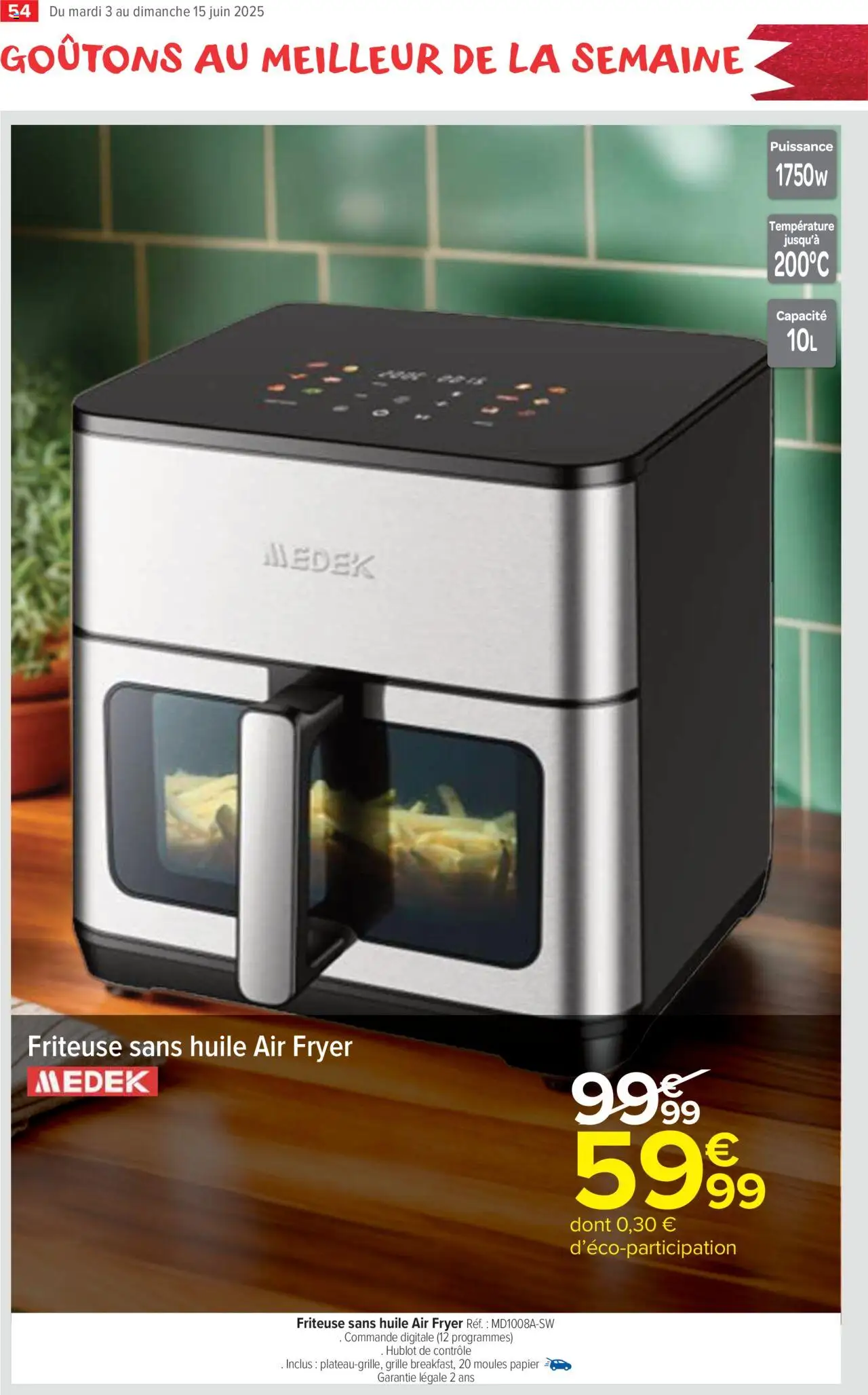  | Page: 56 | Produits: Friteuse, Friteuse sans huile, Air fryer, Huile