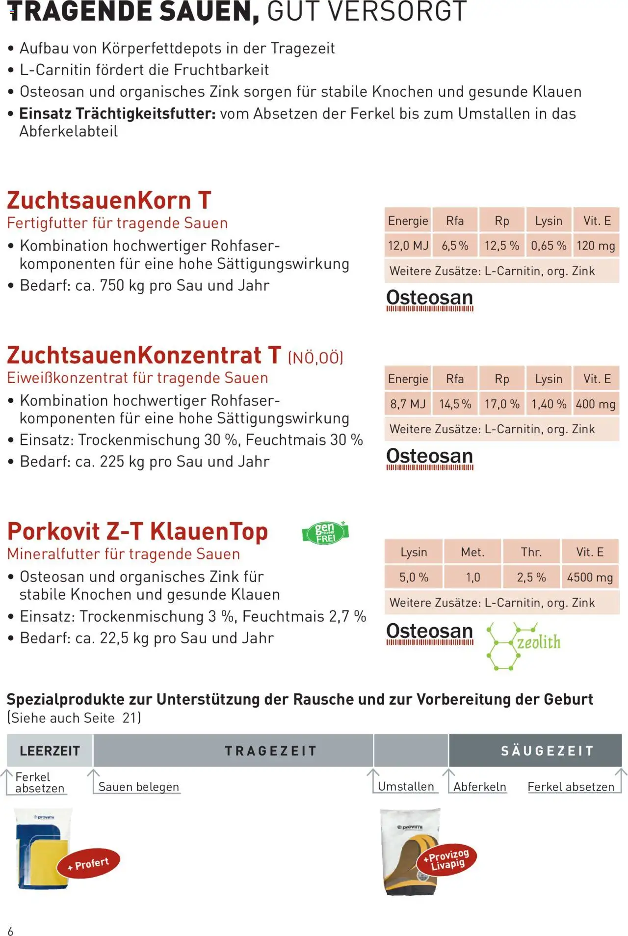 Lagerhaus Prospekt Zuchtsau & Ferkel gültig ab 14.03.2025 | Seite: 6