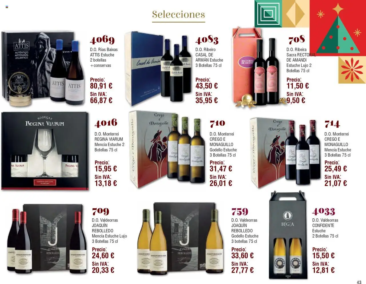 Froiz Catálogo Lotes y Cestas │ válido desde el 16.10.2025 | Página: 43