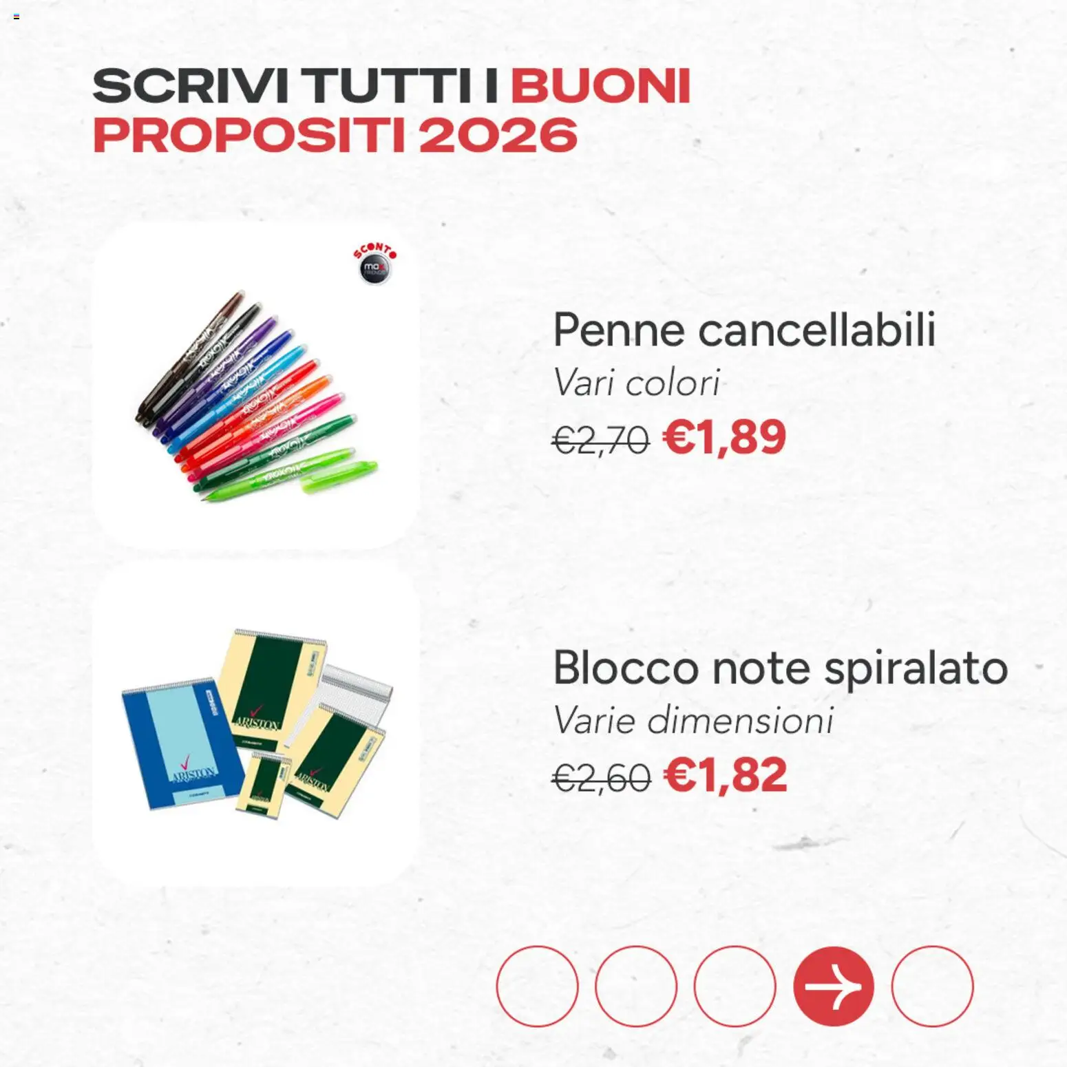 Volantino Max Factory del 10.01.2026 | Pagina: 4 | Prodotti: Penne