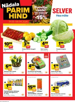 Selver kliendilehe eelvaade alates 31.03.2026