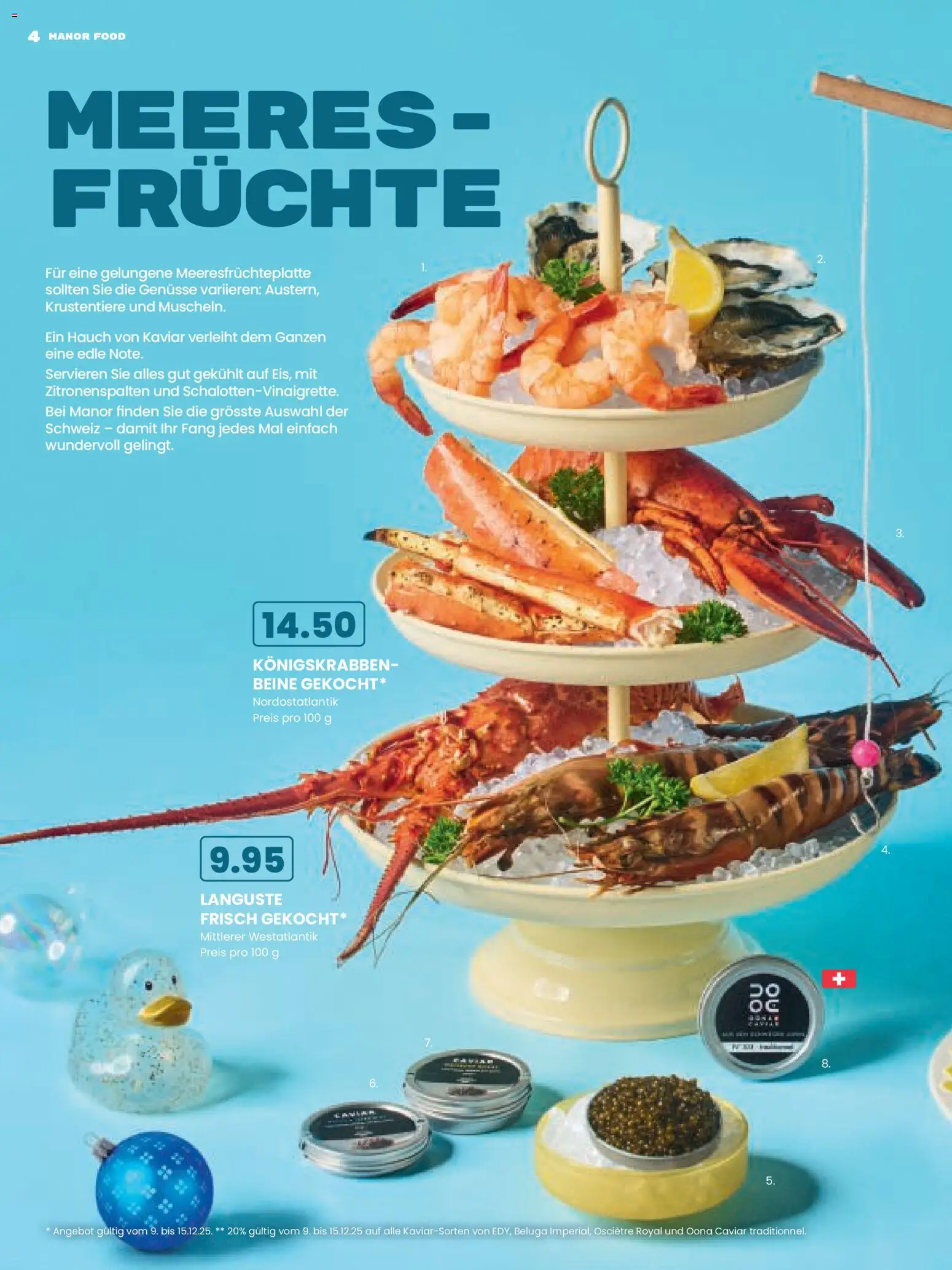 Manor Aktionen Frohes Fest für Grosse Kinder – gültig ab 09.12.2025 | Seite: 4 | Produkte: Früchte