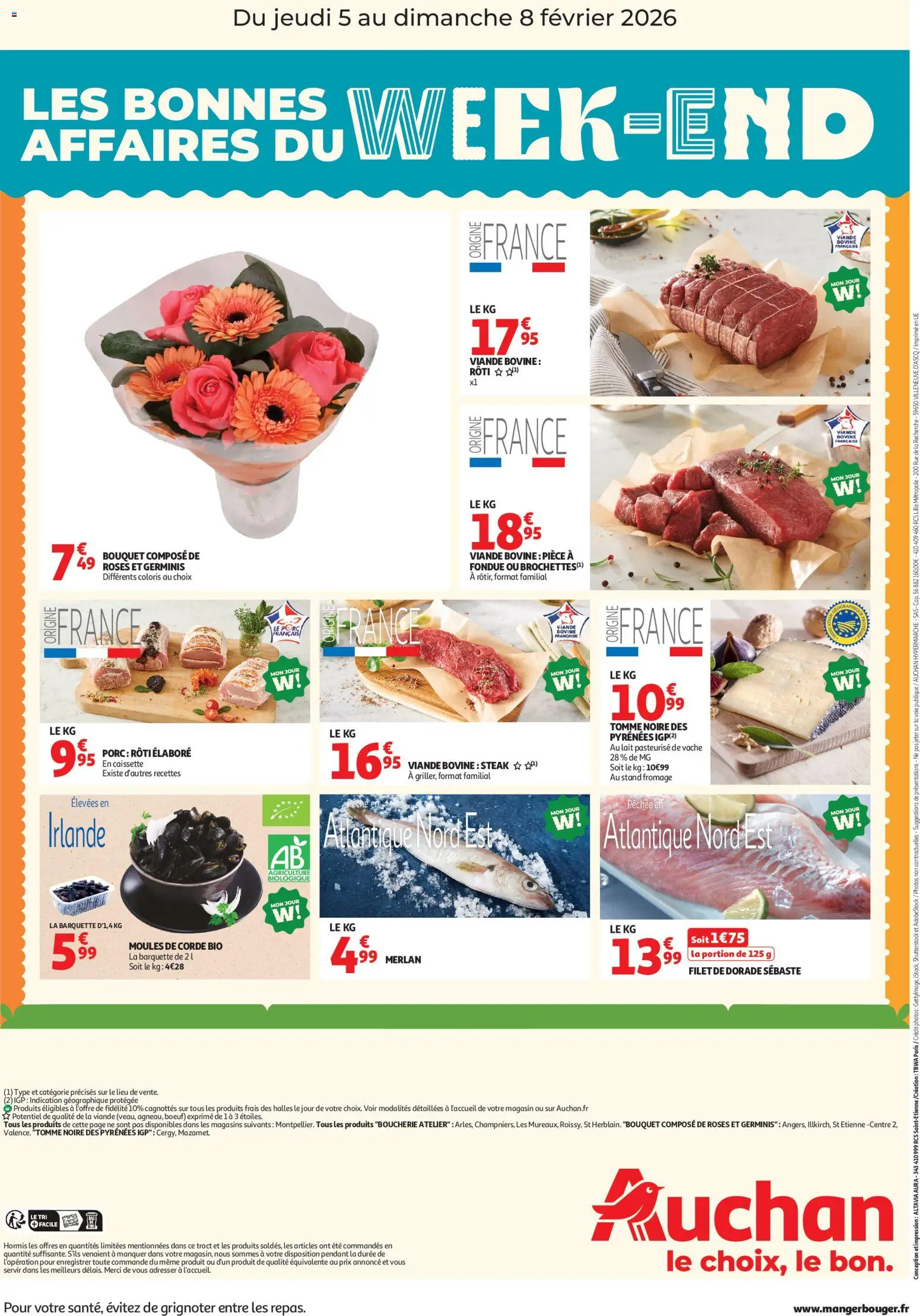 {H1} | Page: 2 | Produits: Fromage, Viande, Porc, Viande bovine