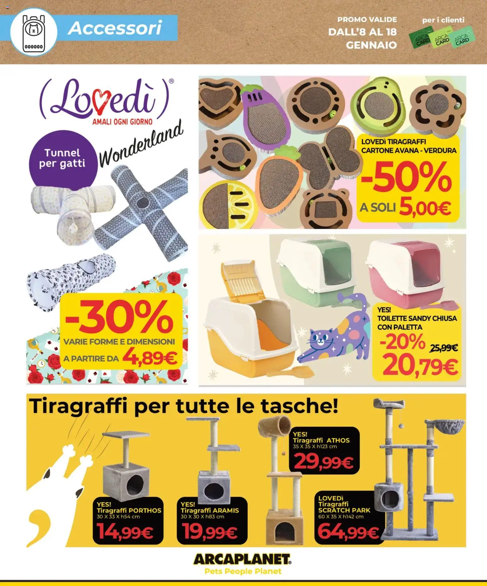 Volantino Arcaplanet del 08.01.2026 | Pagina: 24 | Prodotti: Paletta, Tiragraffi