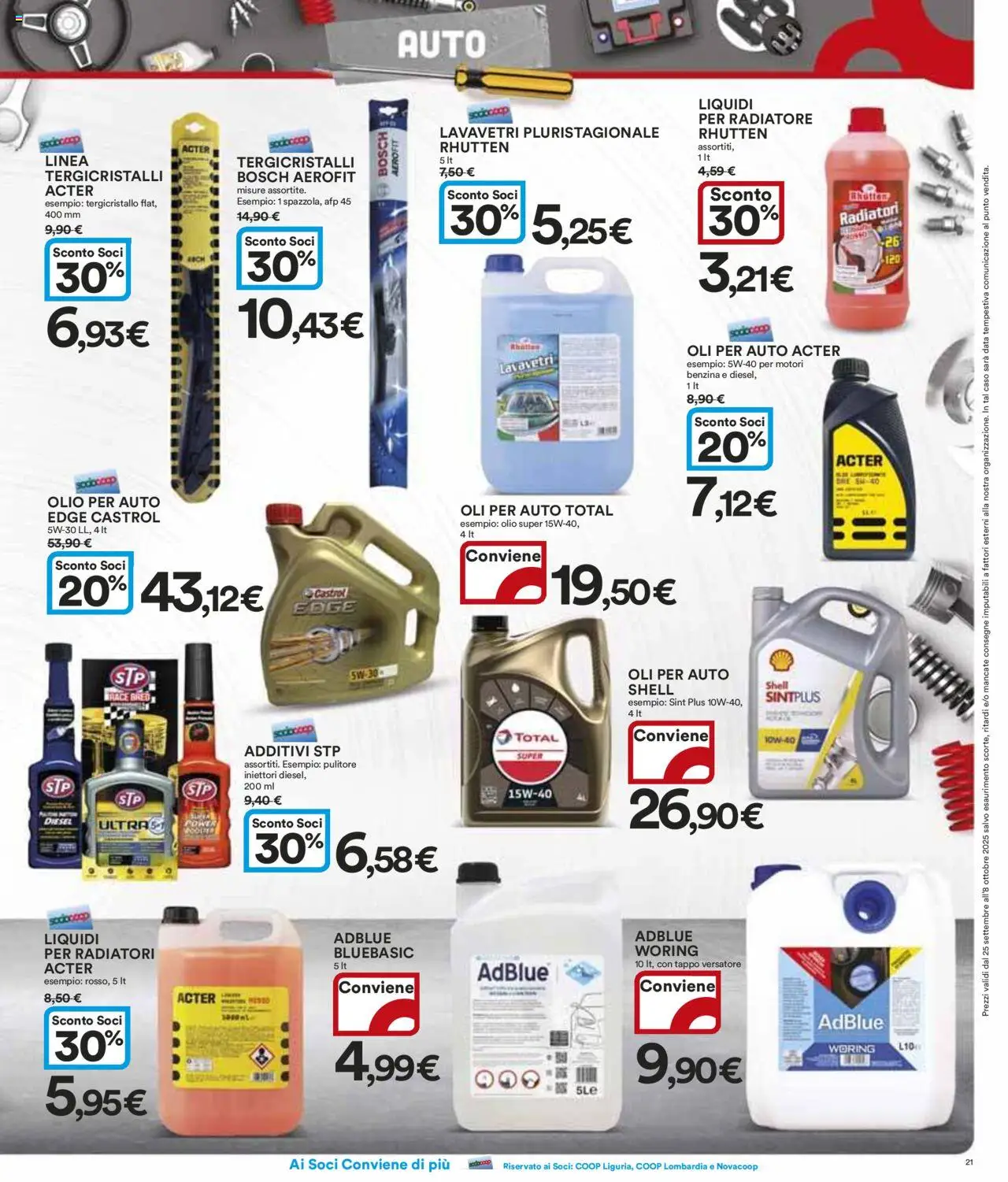 Volantino Ipercoop del 25.09.2025 | Pagina: 21 | Prodotti: Olio, Data