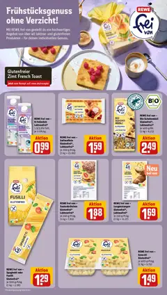 Rewe Prospekt 	 ab 13.04.2026 gültig | Seite: 13 | Produkte: Musli, Toast, Pasta