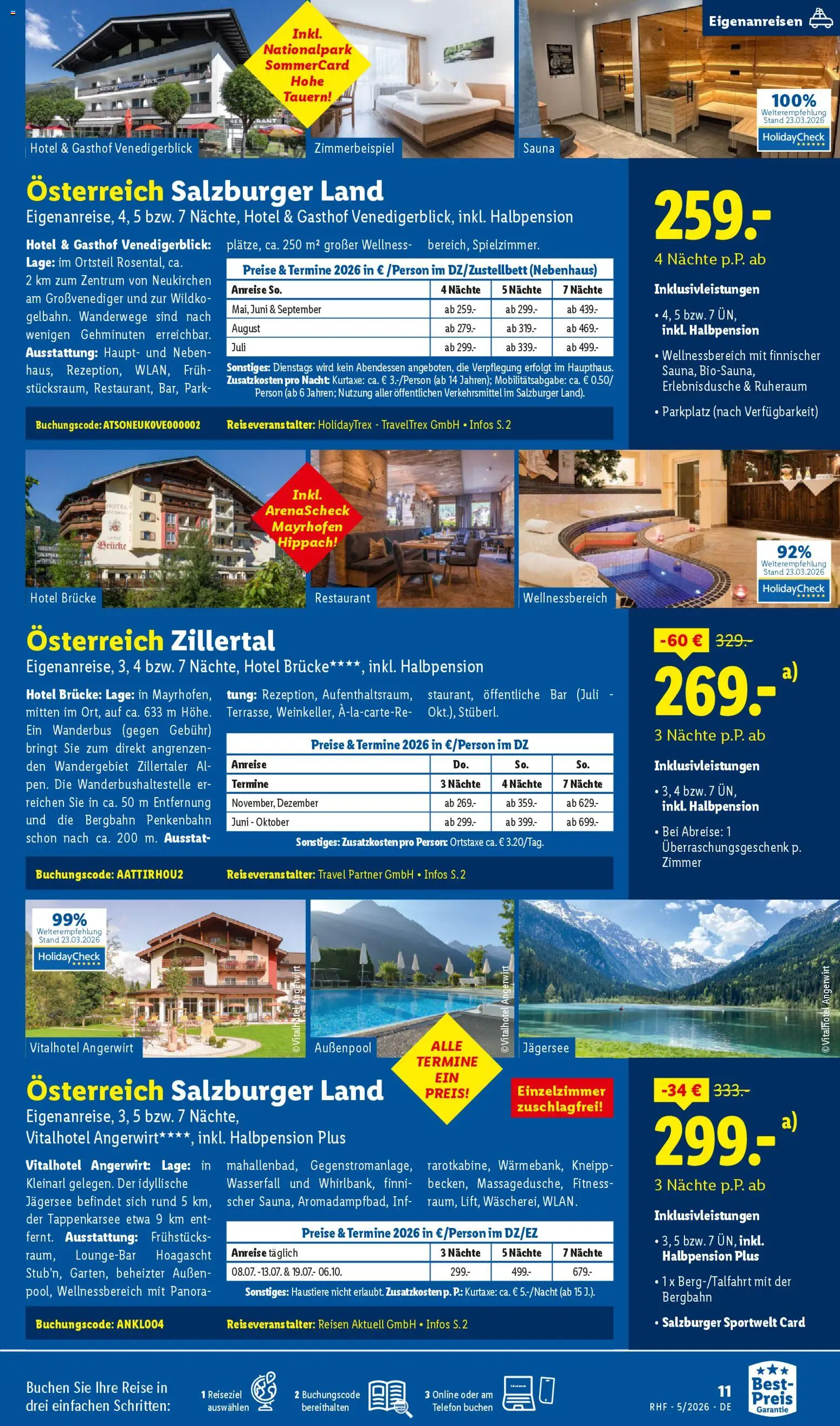 Lidl Reisen Prospekt 	 – gültig ab 29.04.2026 | Seite: 11