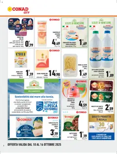 Anteprima del volantino LATTE SENZA LATTOSIO CONAD ALIMENTUM, scremato, parzialmente scremato, uht, 1 litro valido a partire dal 10.10.2025 | Pagina: 4