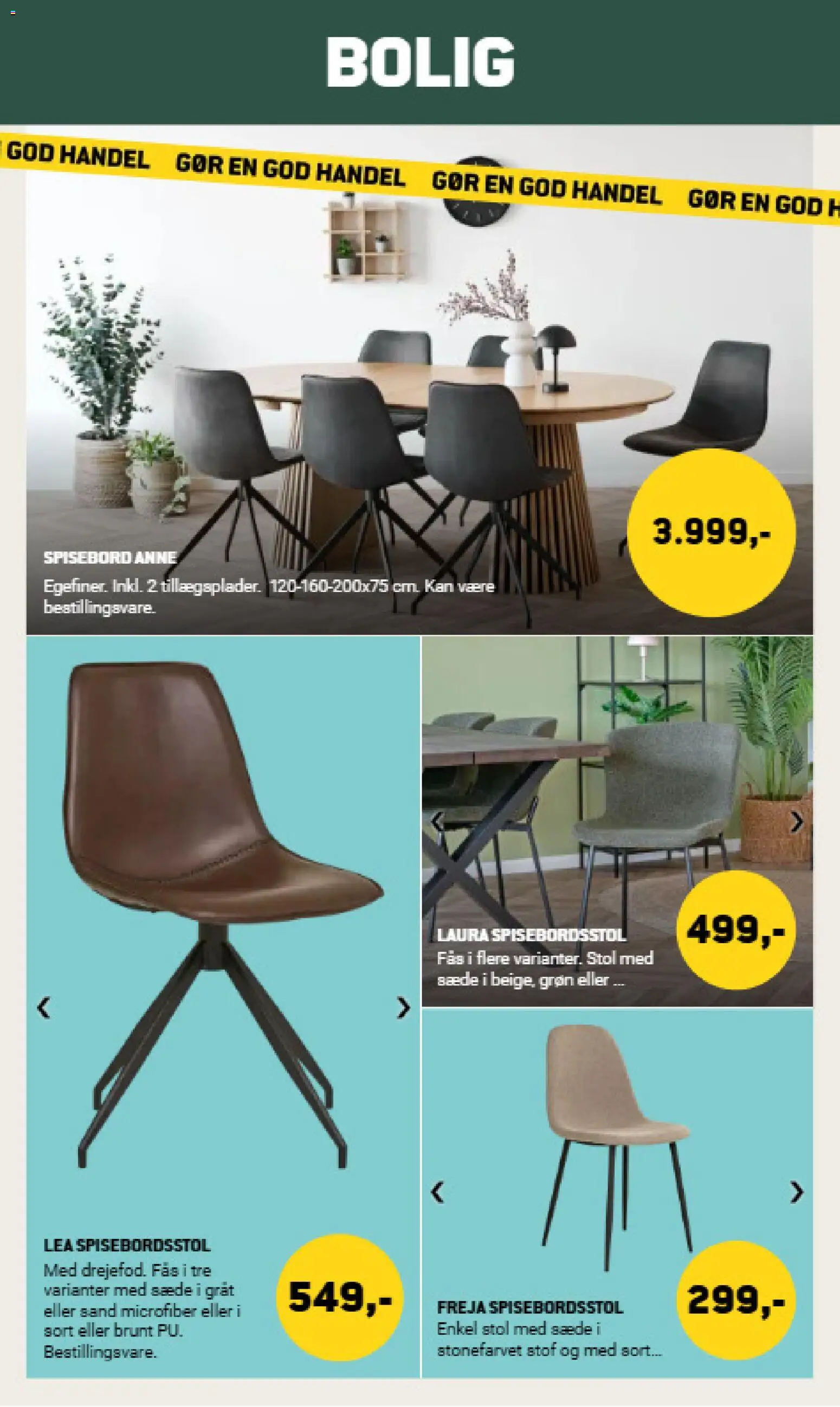 XL-BYG tilbudsavis – gyldig fra 13.02.2026 | Side: 32 | Produkter: Stol, Stof