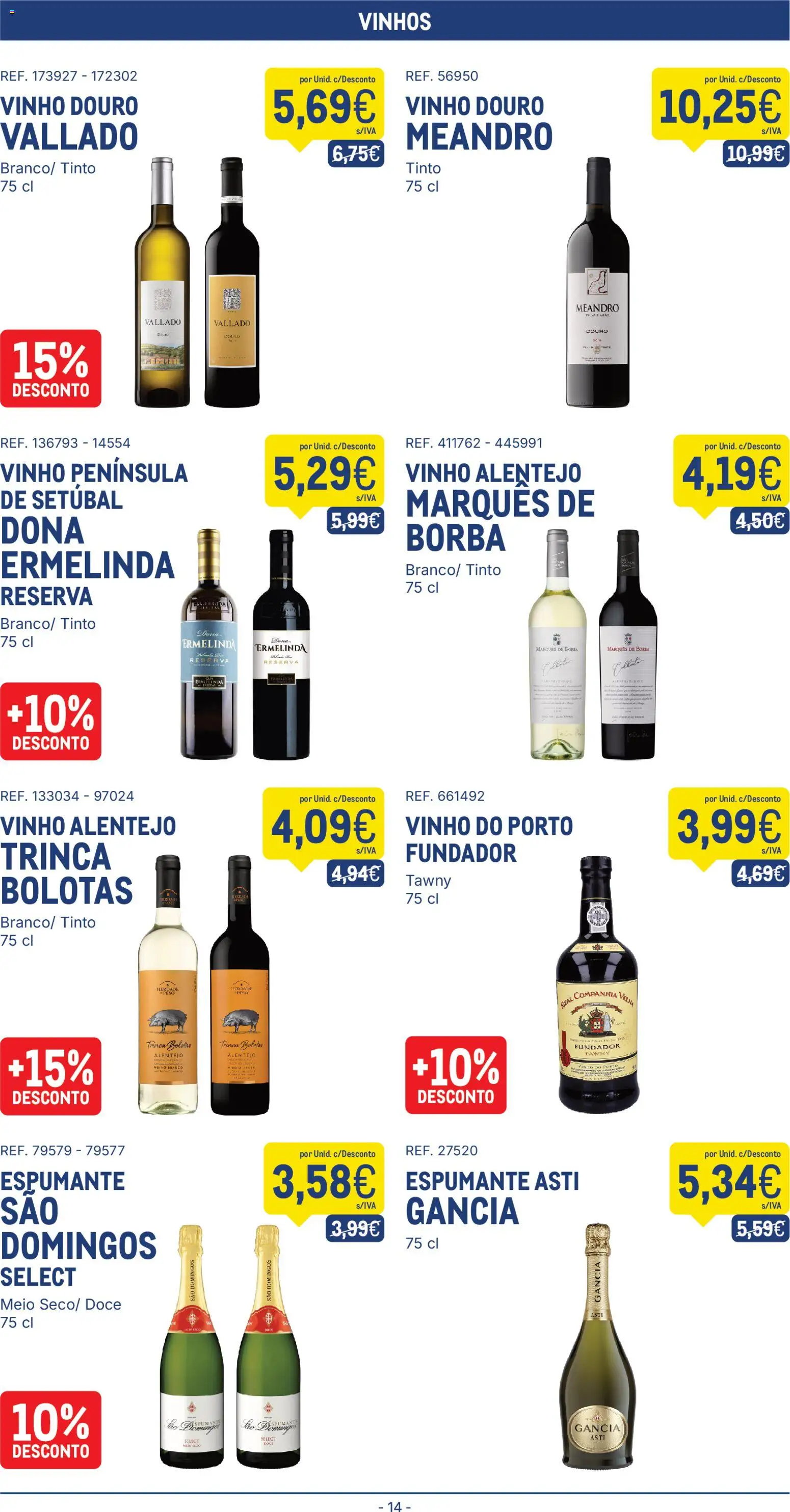 Makro folheto │ válido de 09.12.2025 | Página: 14 | Produtos: Espumante, Vinho, Vinho tinto