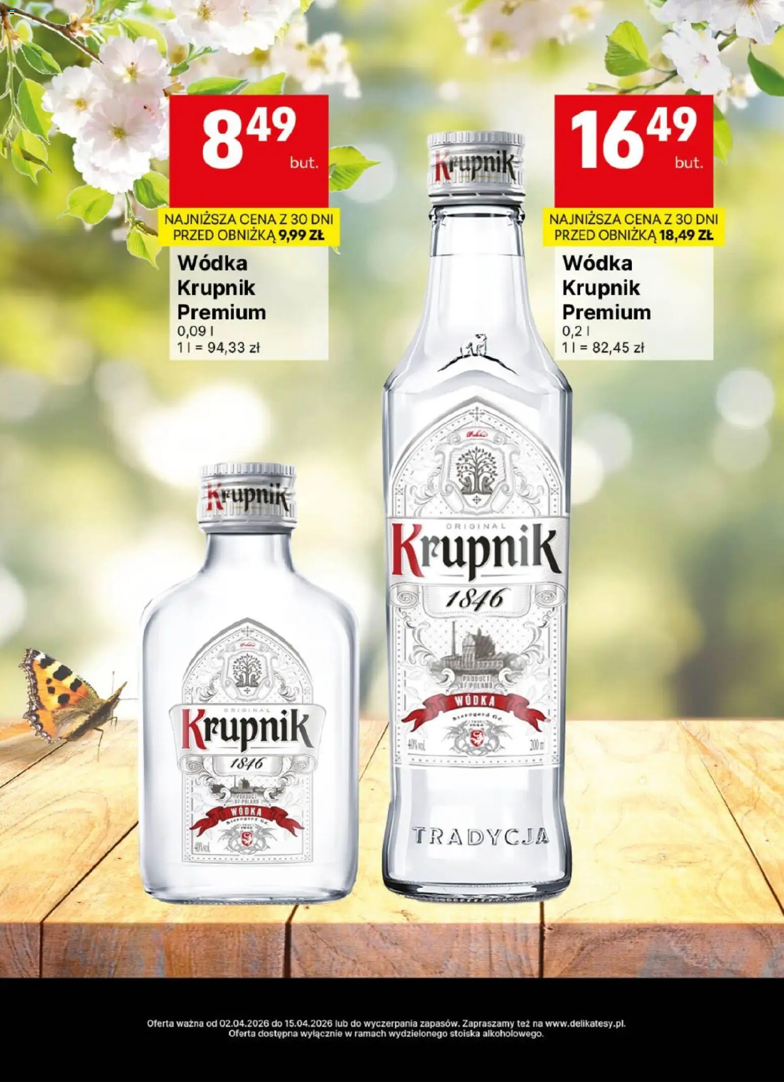 Delikatesy Centrum gazetka - DeliBarek od 02.04.2026 | Strona: 6 | Produkty: Wódka