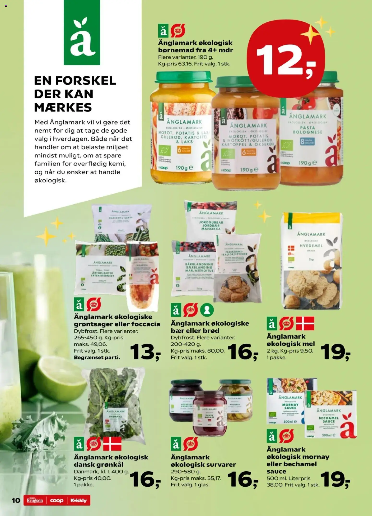 Kvickly tilbudsavis – gyldig fra 07.11.2025 | Side: 10 | Produkter: Brød, Jordbær, Oksekød, Hvedemel