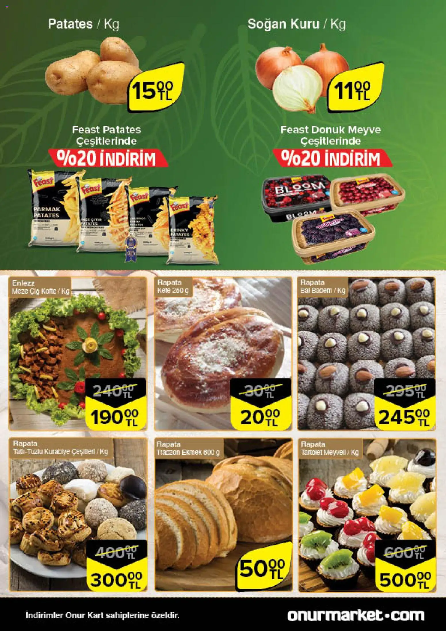 Onur Market Taze Ürünlerde İndirimler - Trakya - 23.10.2025 tarihinden itibaren geçerlidir | Sayfa: 4 | Ürünler: Ekmek, Kurabiye, Badem, Meyve