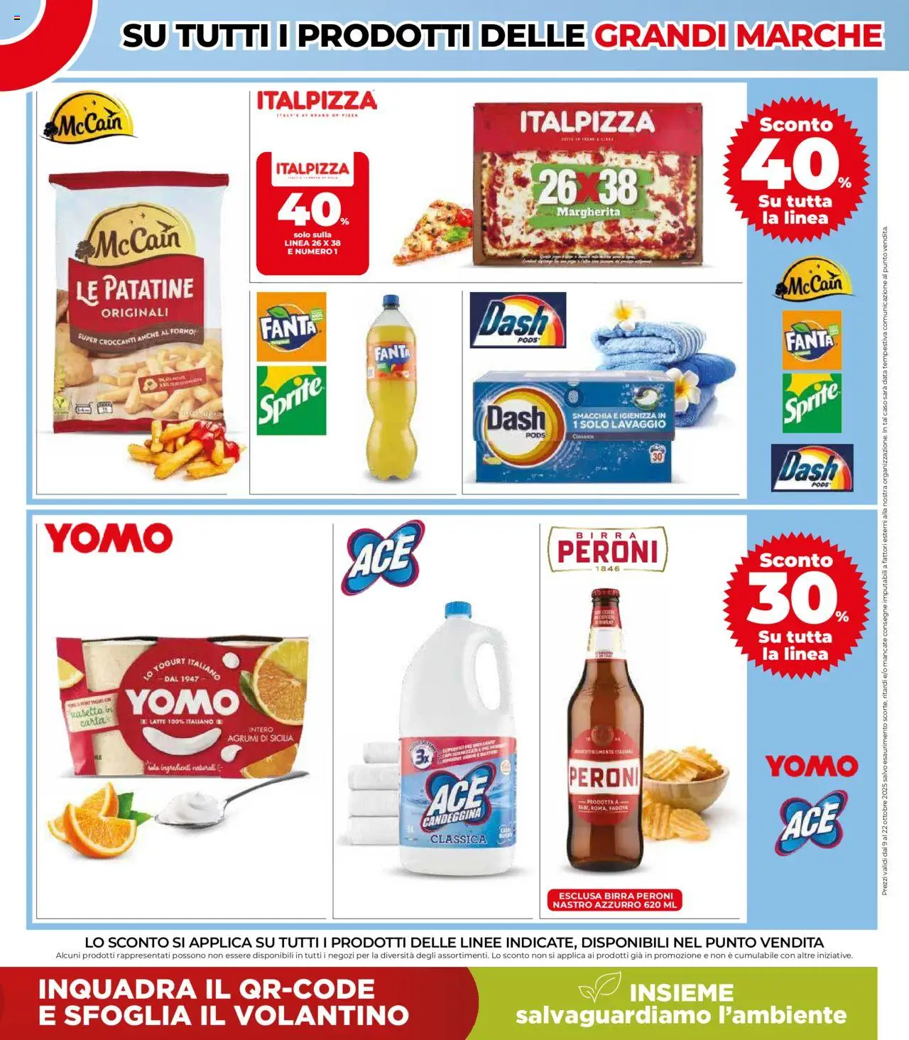 Volantino COOP del 09.10.2025 | Pagina: 3 | Prodotti: Birra, Candeggina, Agrumi, Fanta