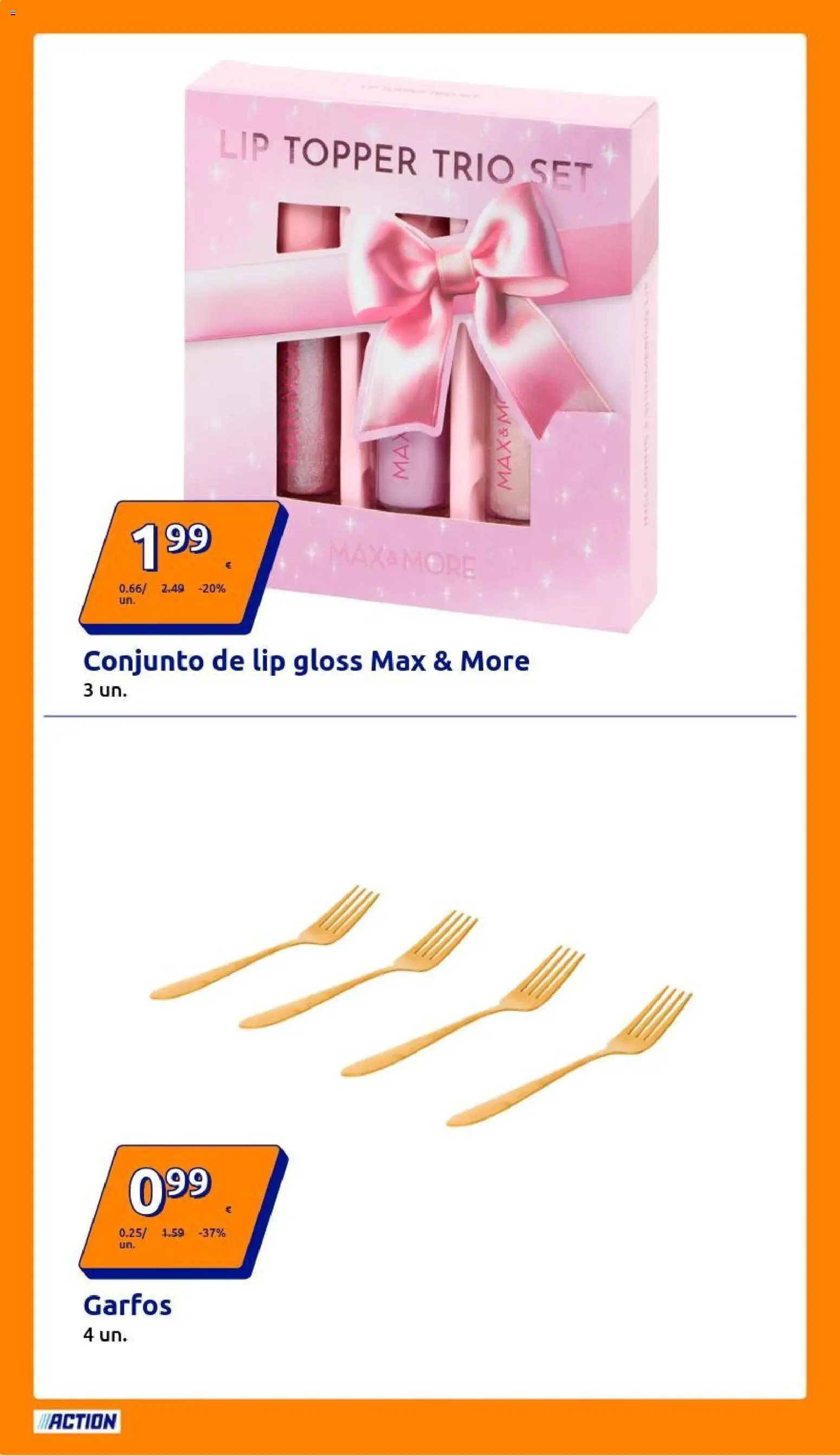 Action - Action PT week 46 2025 │ válido de 12.11.2025 | Página: 12 | Produtos: Gloss, Garfos