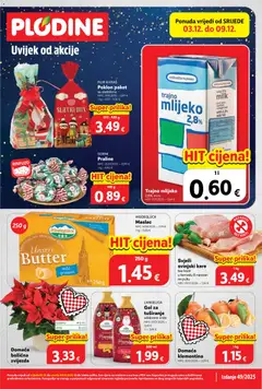 Plodine - Katalog - Pregled kataloga iz trgovine Plodine, vrijedi od 03.12.2025