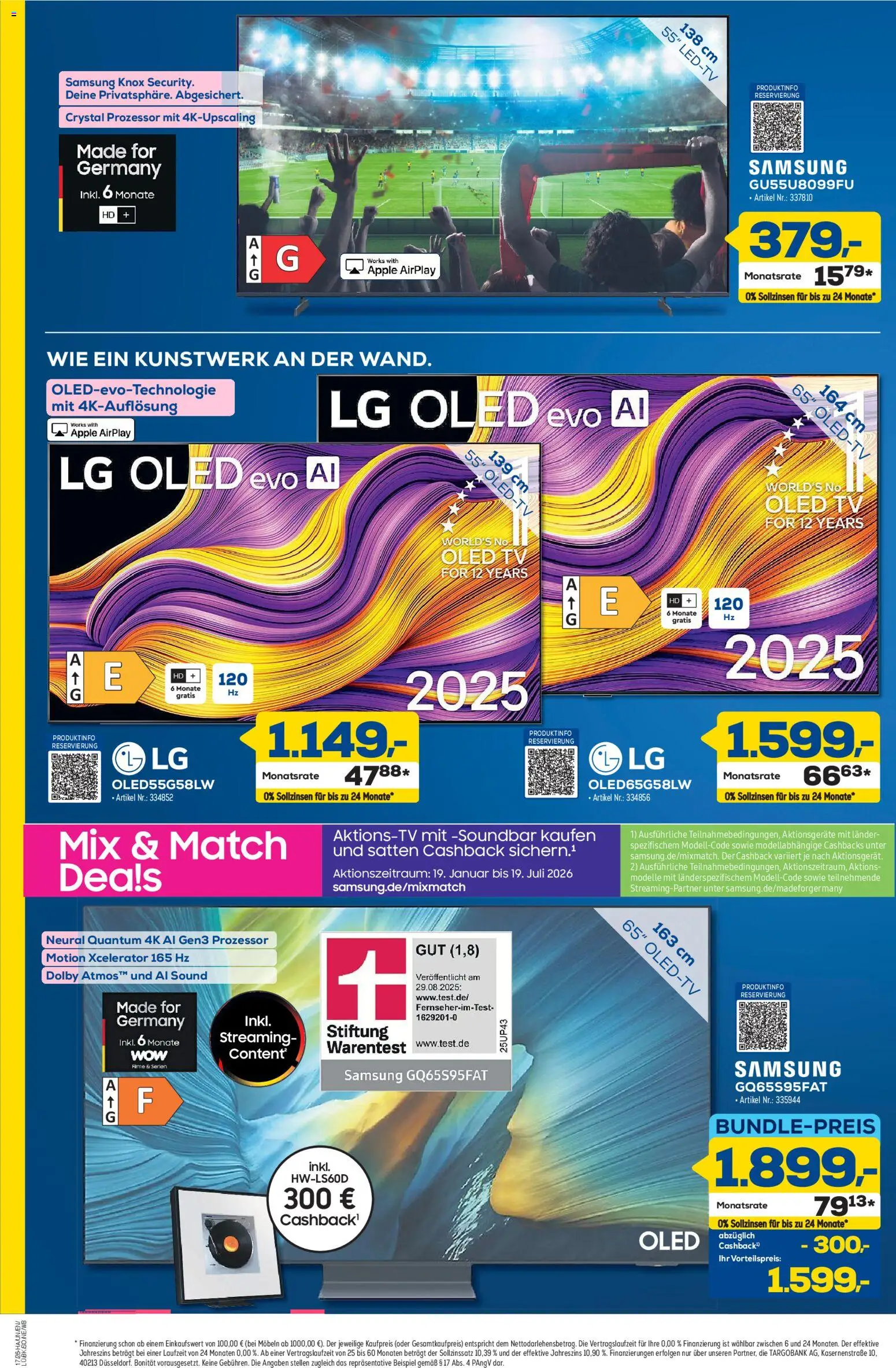 Euronics Prospekt Berlet – gültig ab 16.04.2026 | Seite: 2 | Produkte: Samsung, Apple, Soundbar, TV