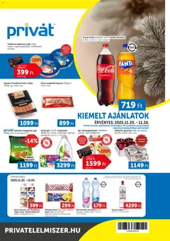 PRIVÁT Akciós újság - amely érvényes a következő dátumtól: 20.11.2025