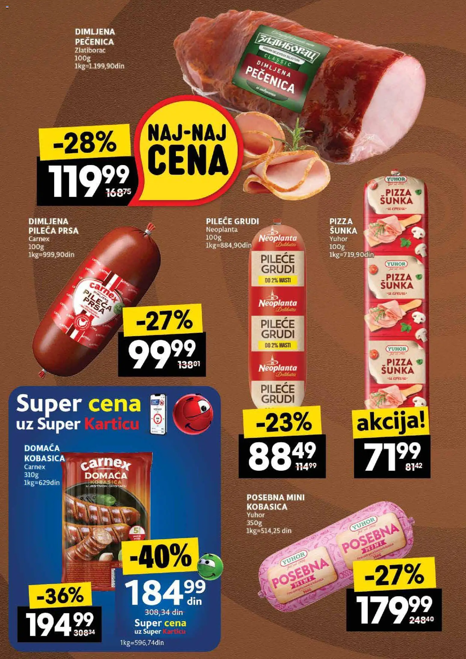 Roda katalog - važi od 20.11.2025 | Strana: 6 | Proizvode: Pileća prsa, Pileće grudi, Dimljena pileća prsa, Pečenica