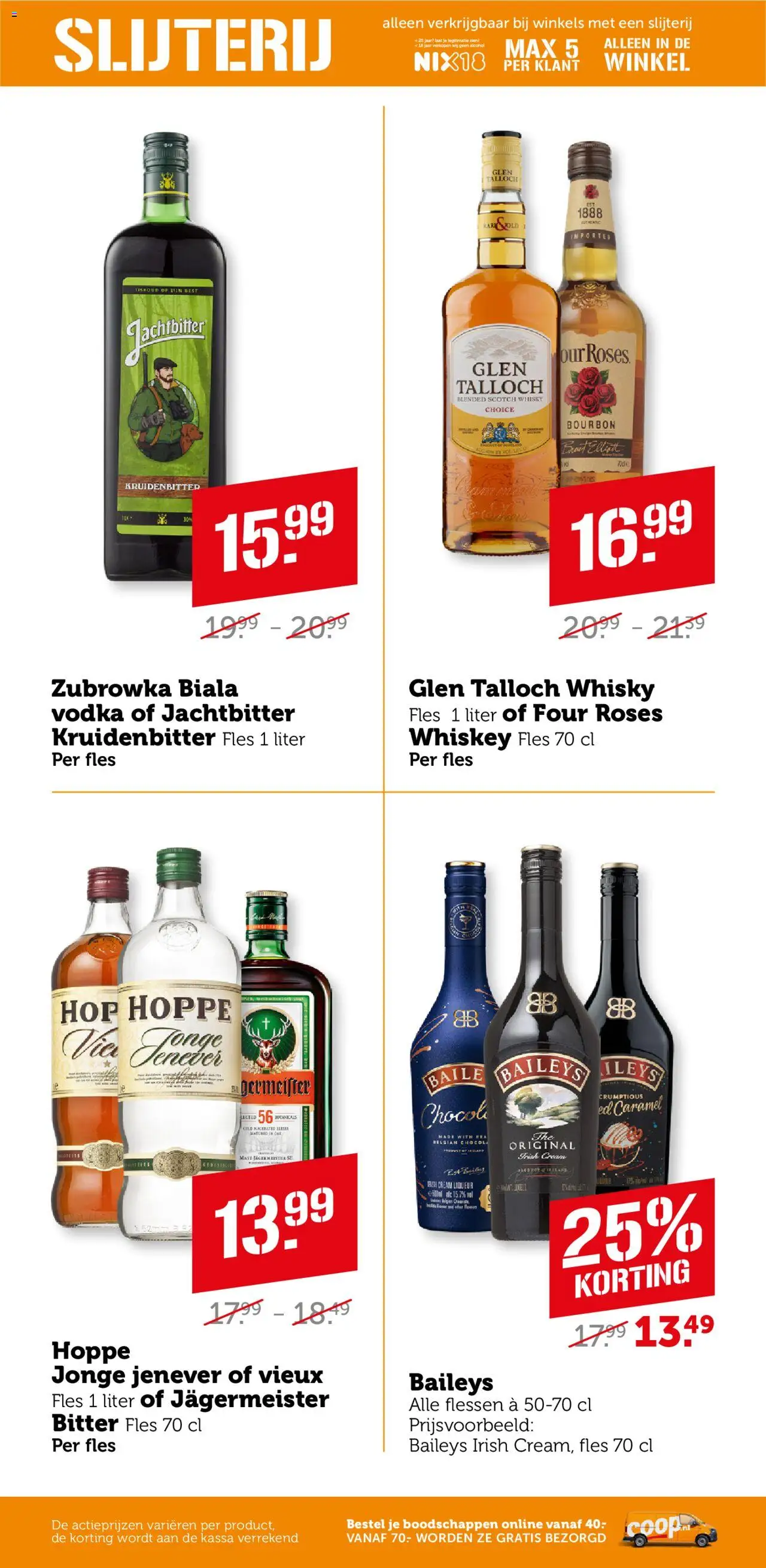  | Pagina: 40 | Producten: Osztrigaszósz, Bourbon, Fles, Whisky