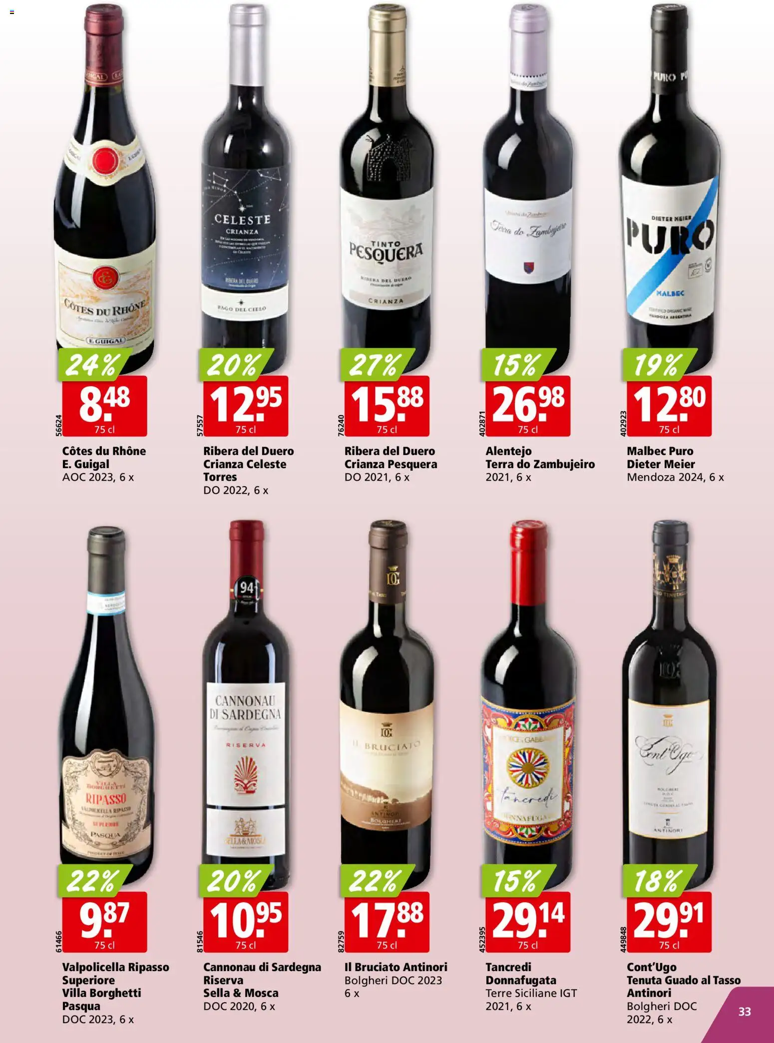 Aligro aktionen Schlieren, Gossau SG, Frauenfeld, Rapperswil-Jona, Sargans, Bern – gültig ab 20.04.2026 | Seite: 33