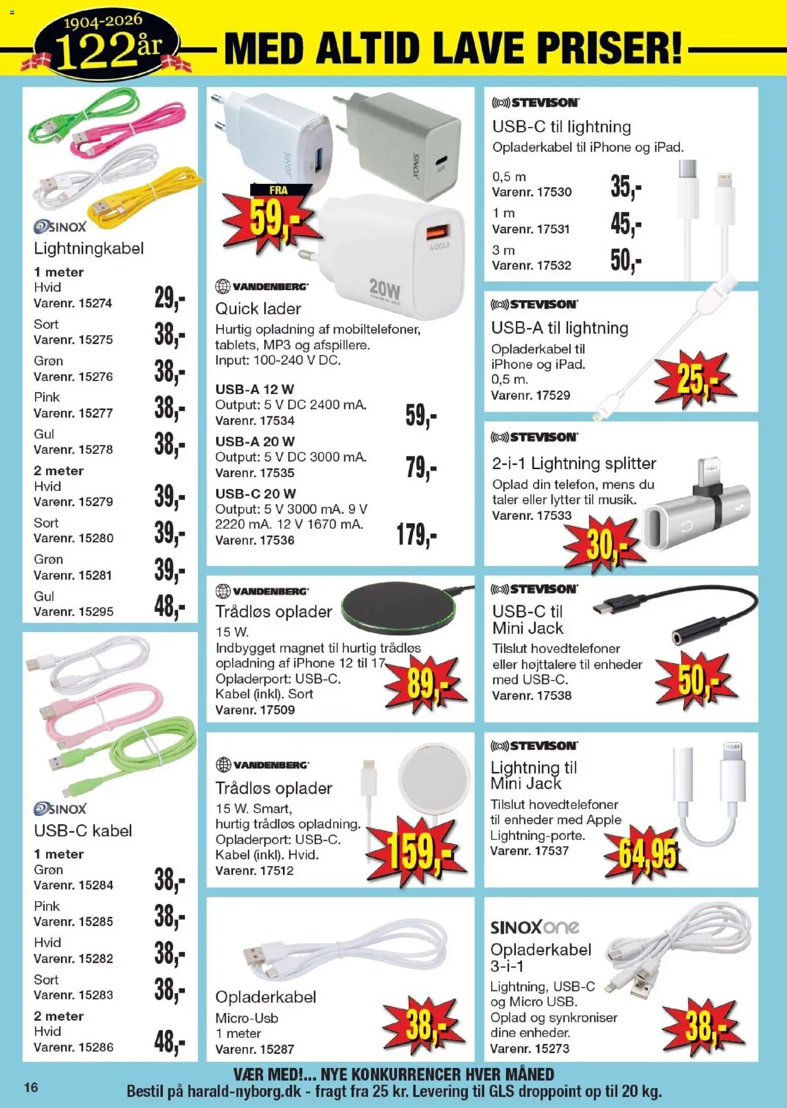 Harald Nyborg tilbudsavis – gyldig fra 15.01.2026 | Side: 18 | Produkter: Mp3, Hovedtelefoner, Magnet, Kabel
