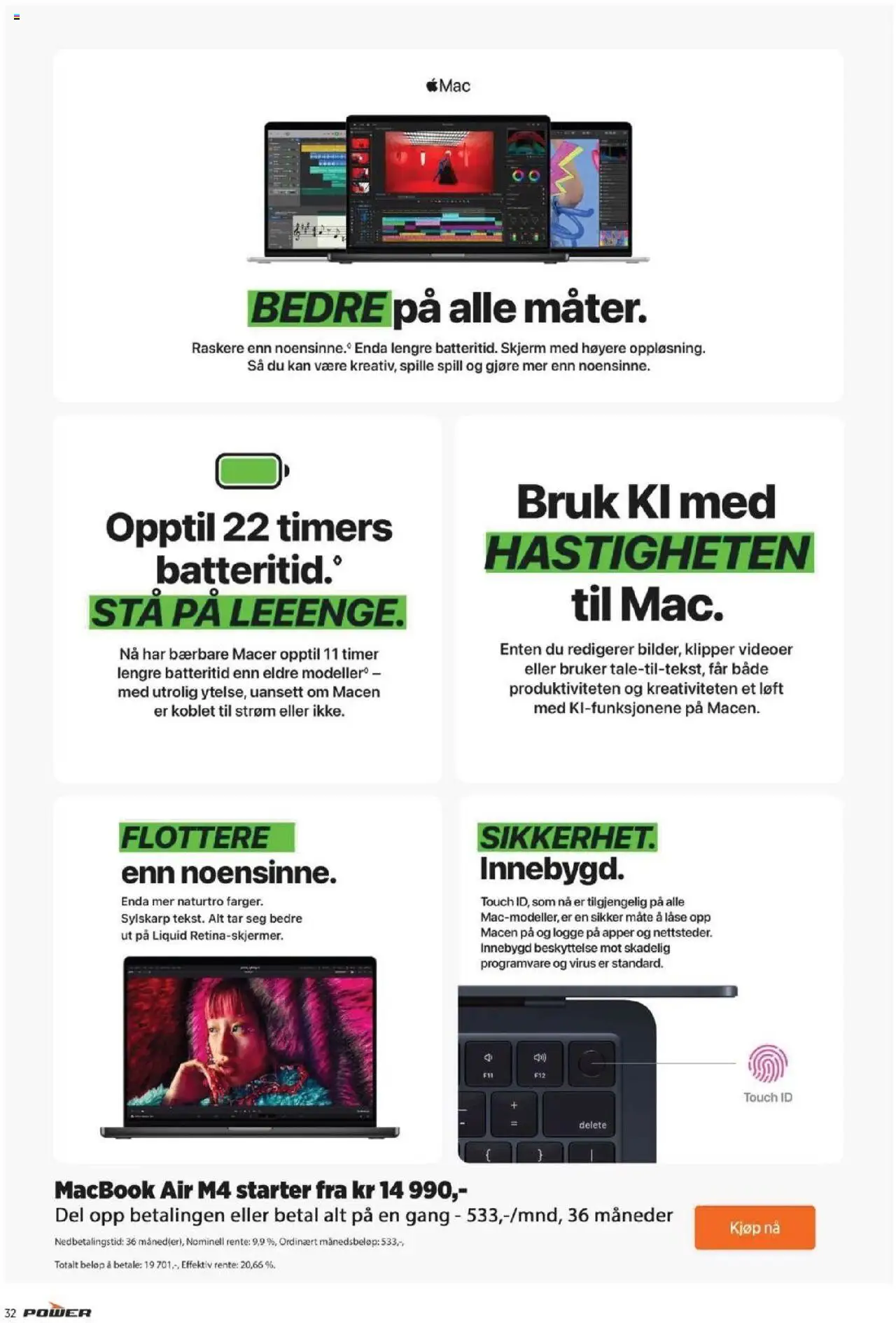 {H1} | Side: 32 | Produkter: Skjerm, Spill